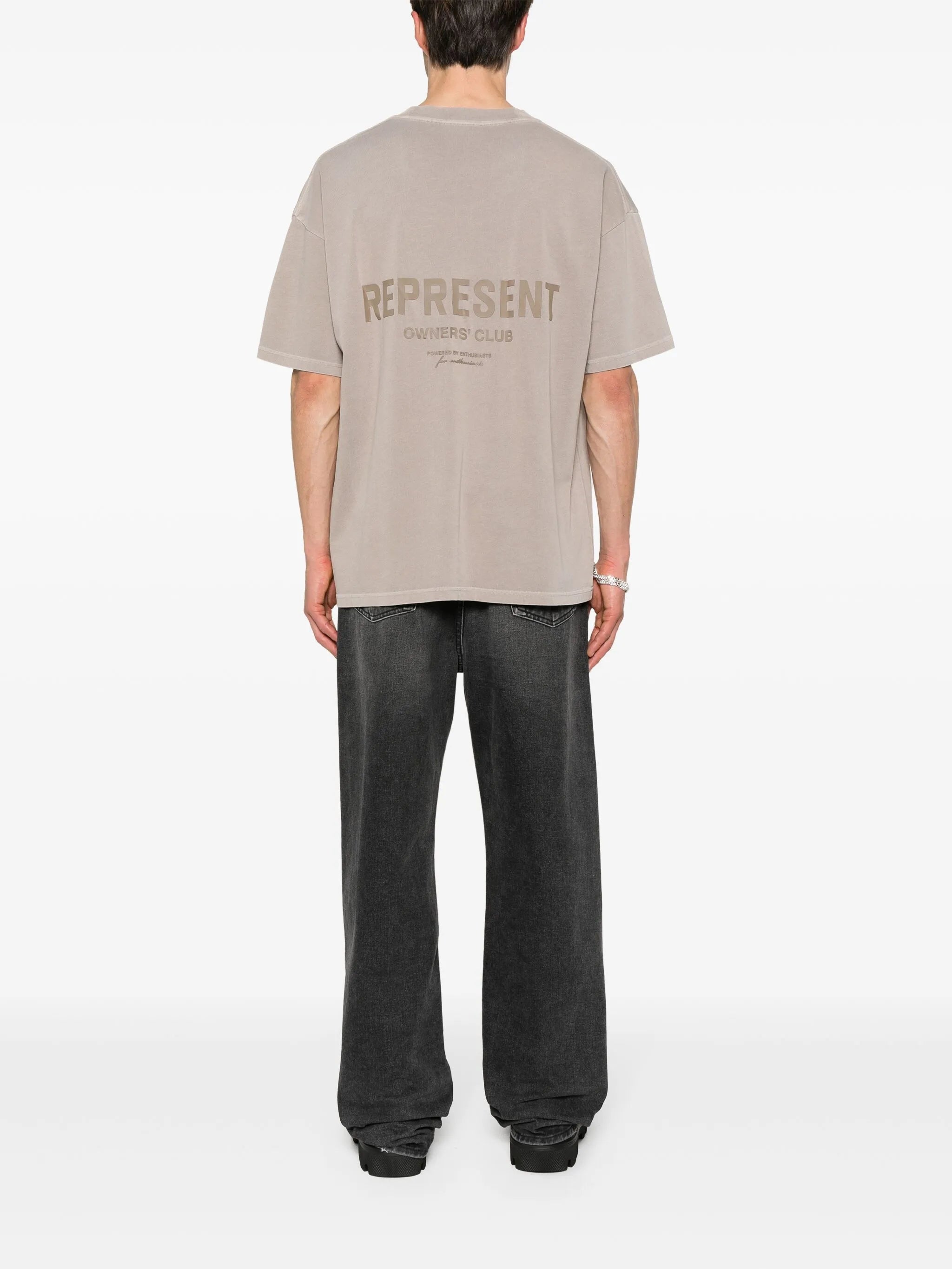 appliqué-logo cotton T-shirt