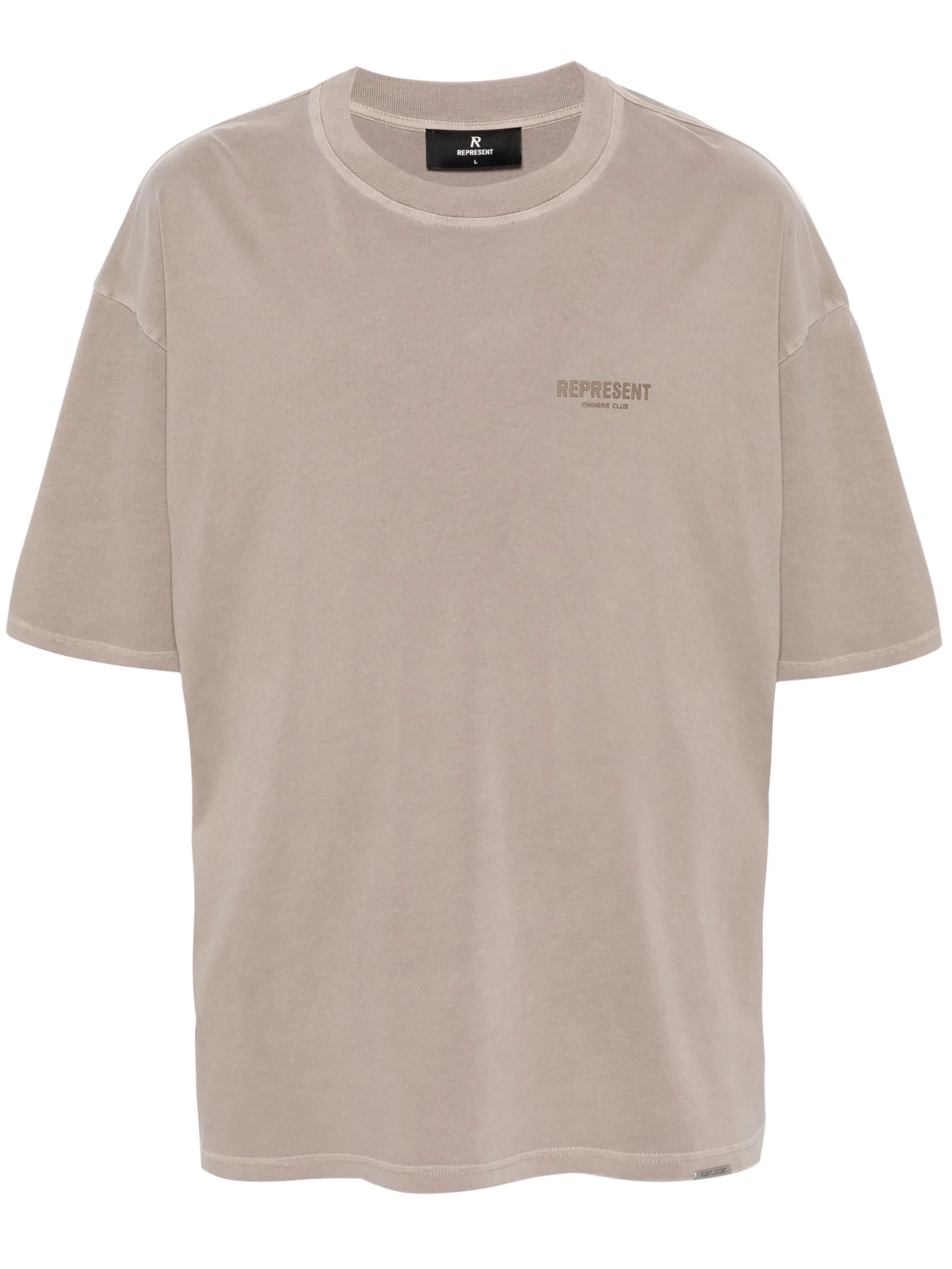 appliqué-logo cotton T-shirt
