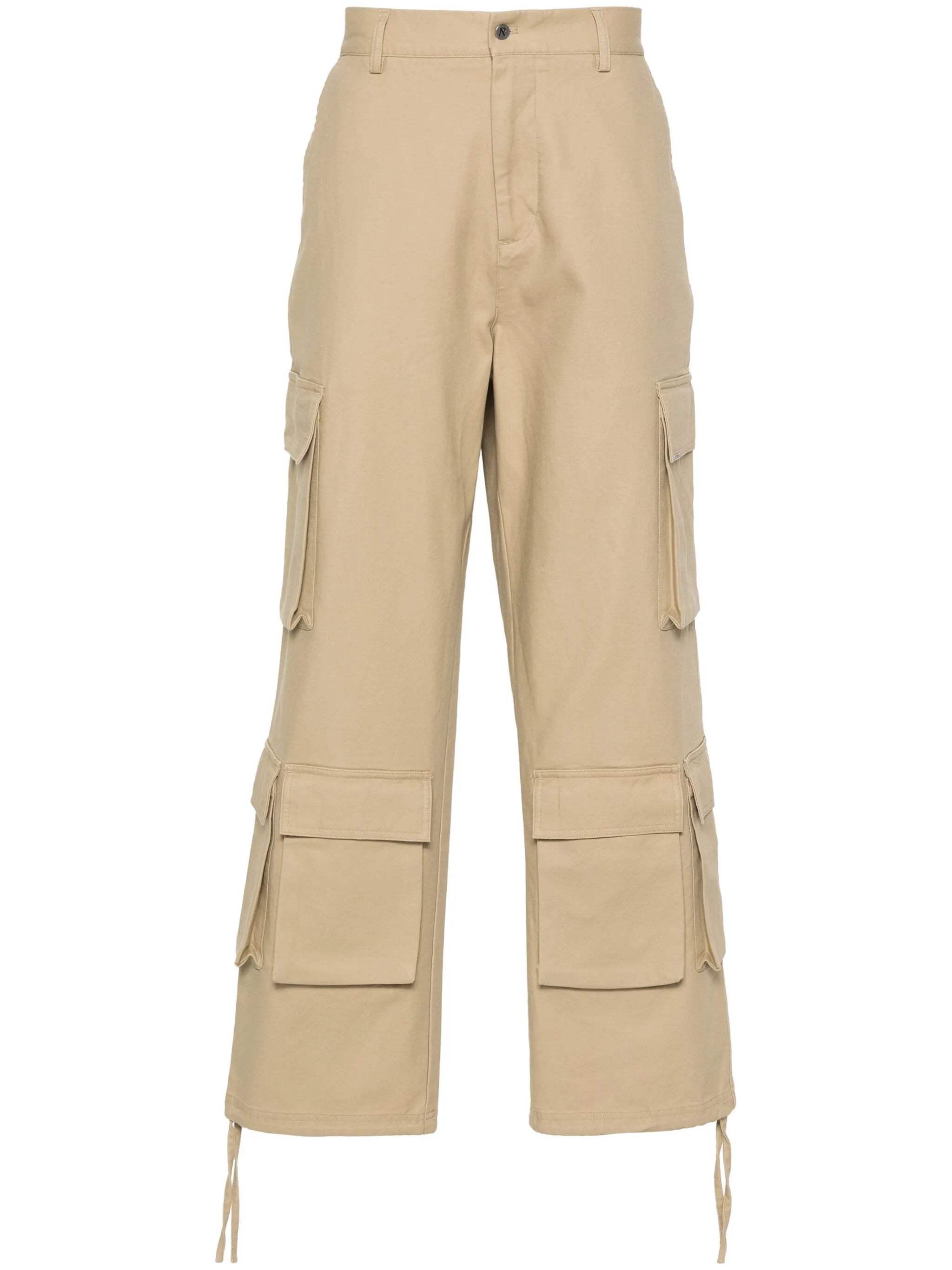 logo-plaque cargo trousers