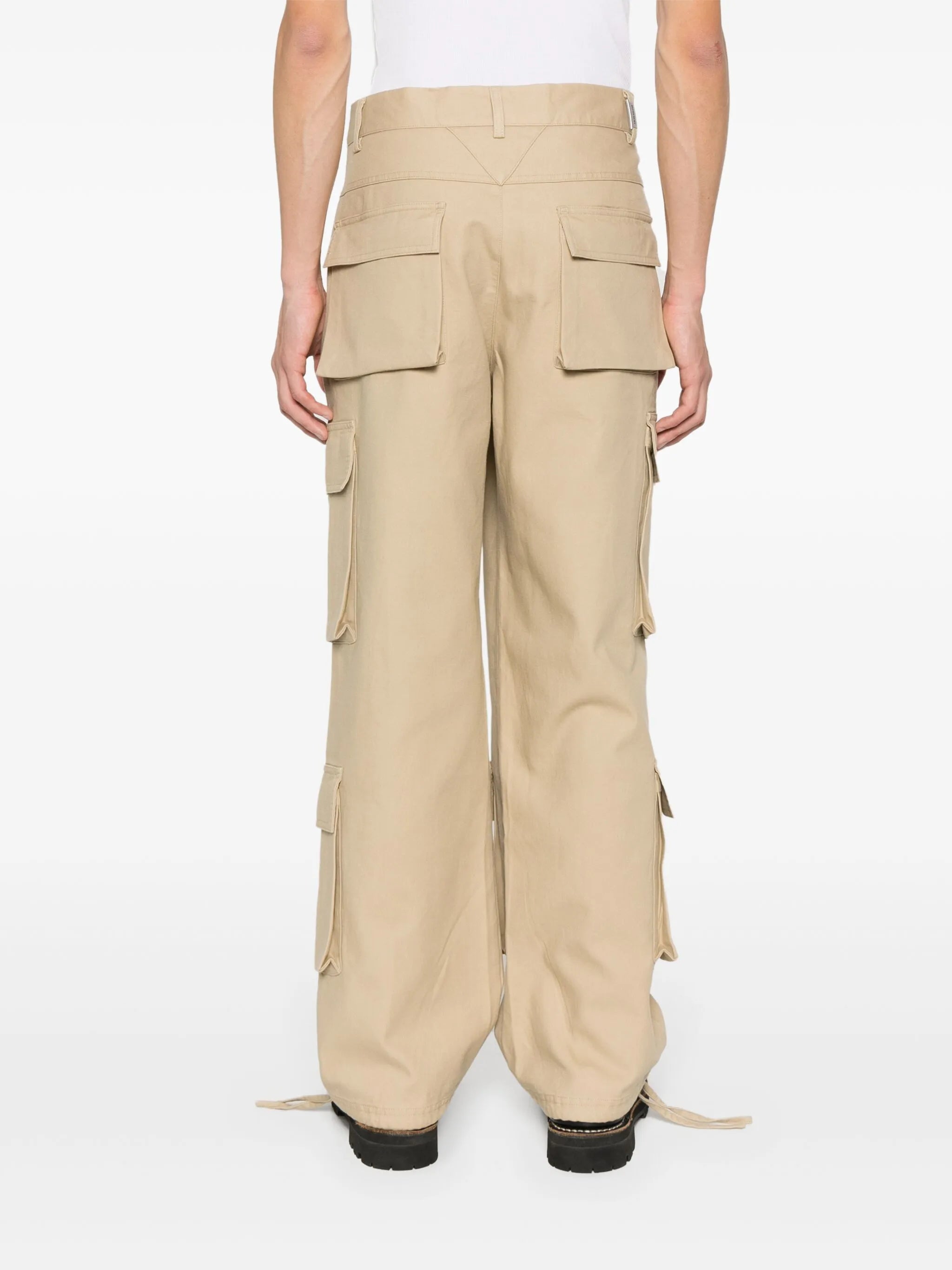 logo-plaque cargo trousers