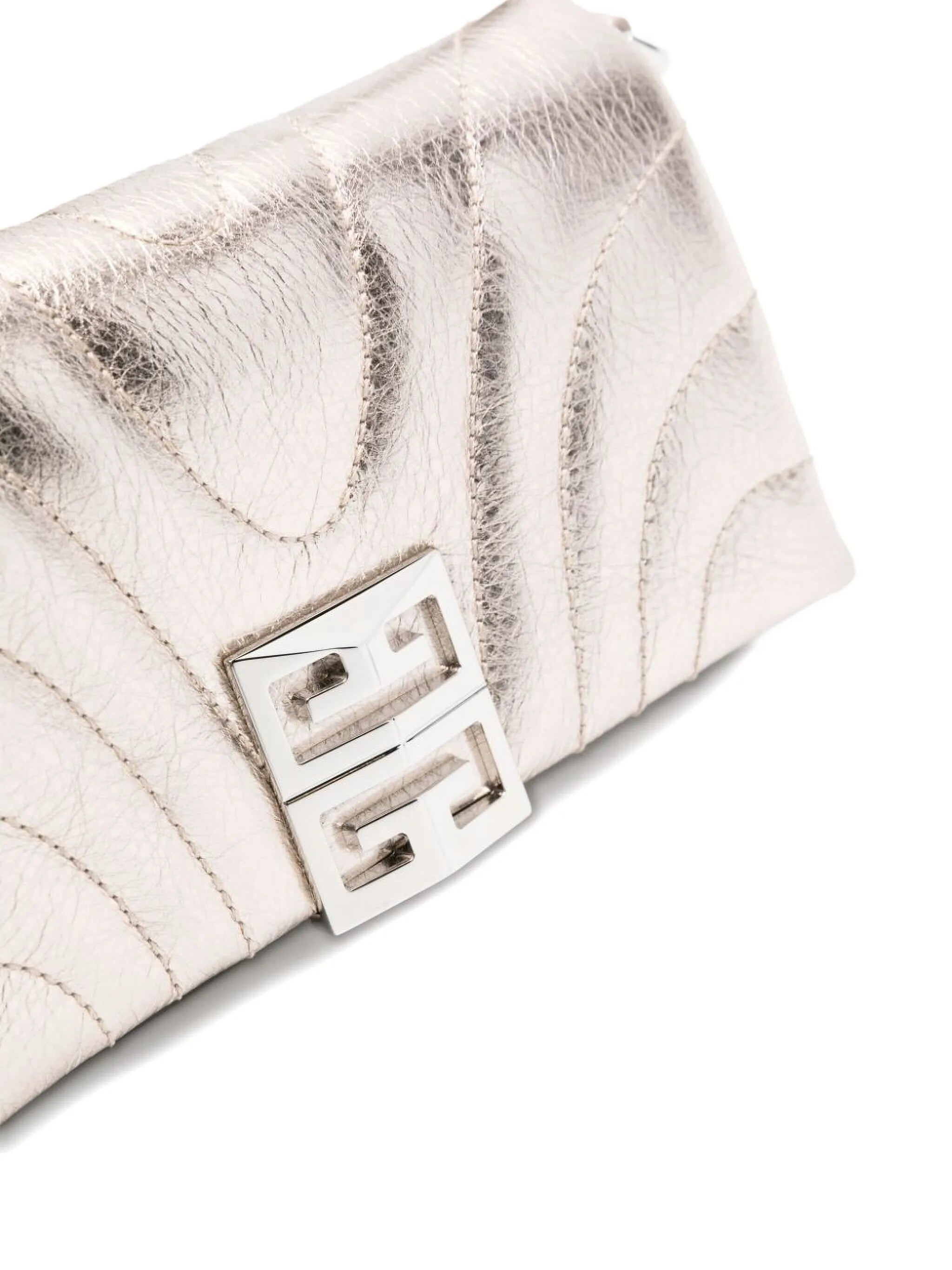 4G leather shoulder bag