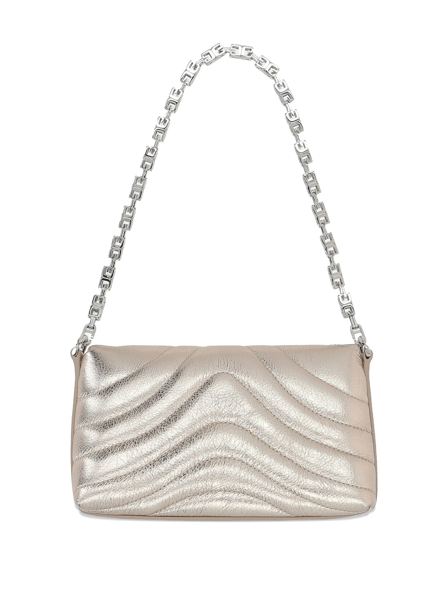 4G leather shoulder bag
