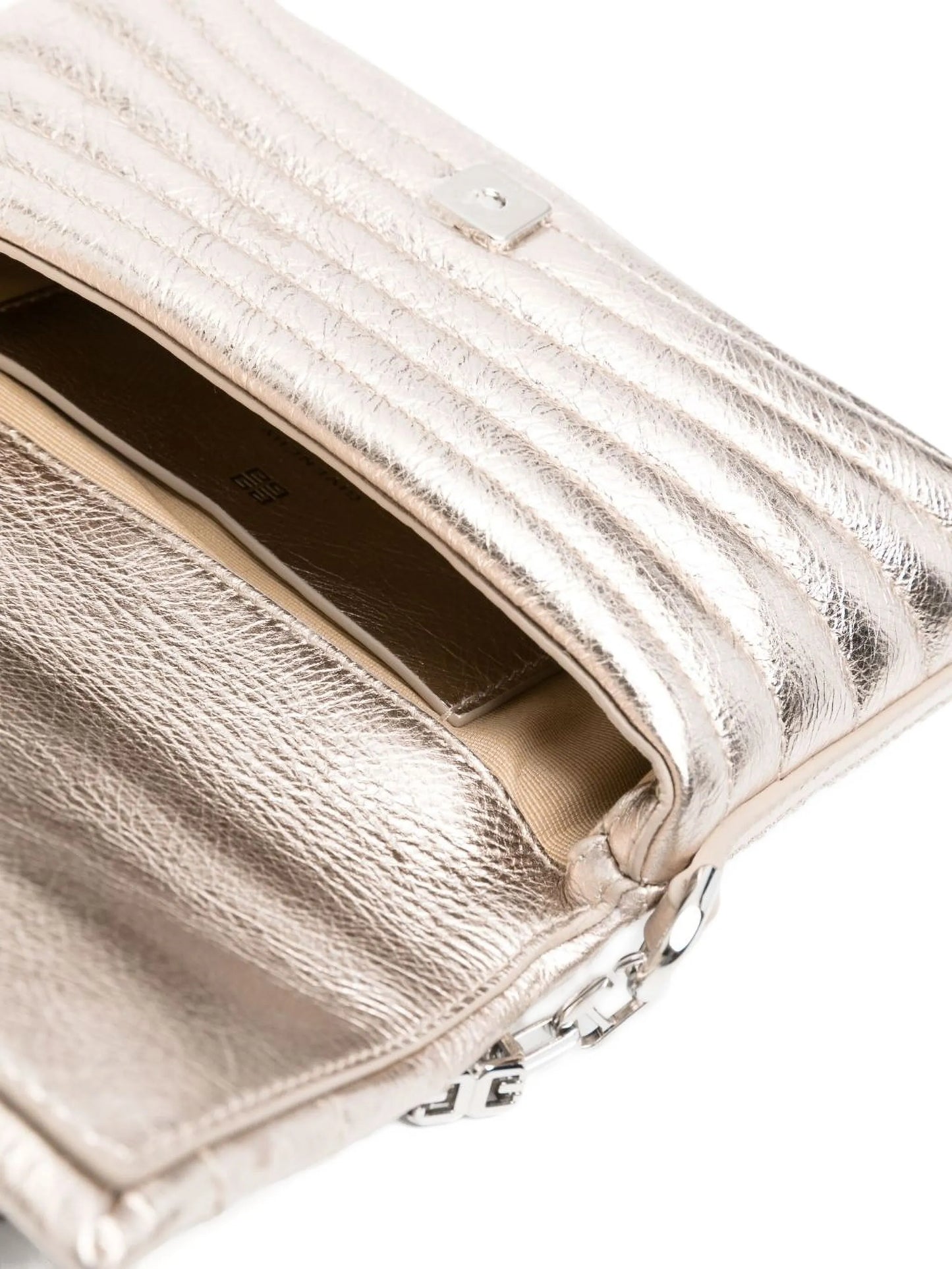 4G leather shoulder bag