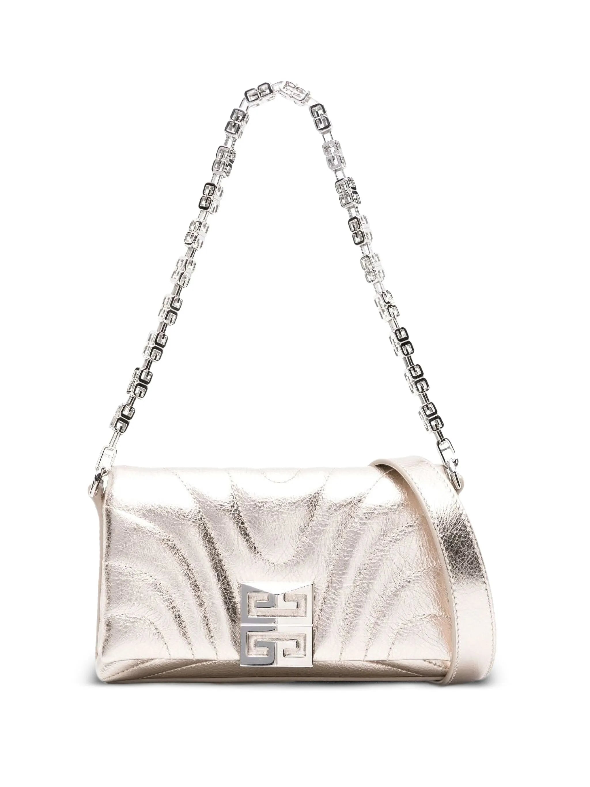 4G leather shoulder bag