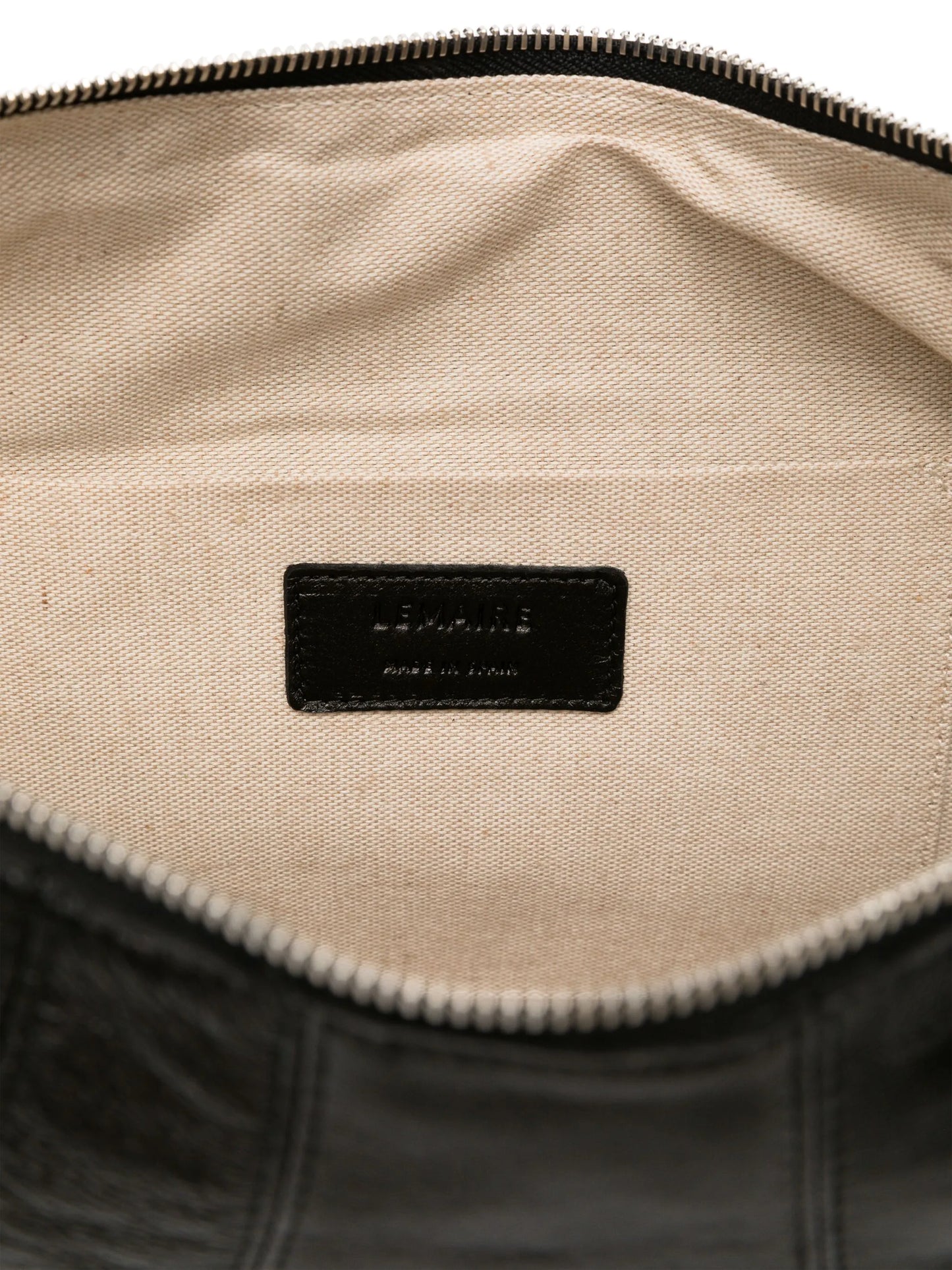 large Croissant leather shoulder bag