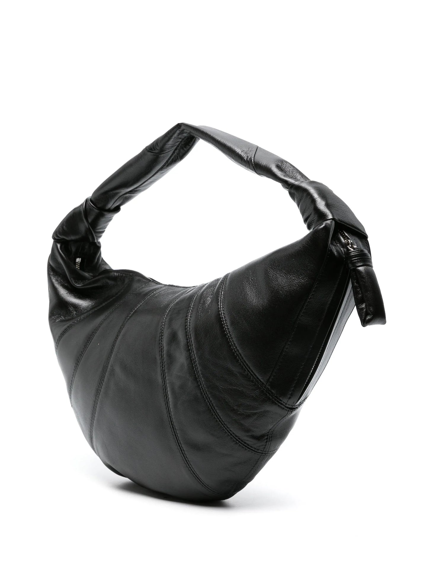 large Croissant leather shoulder bag