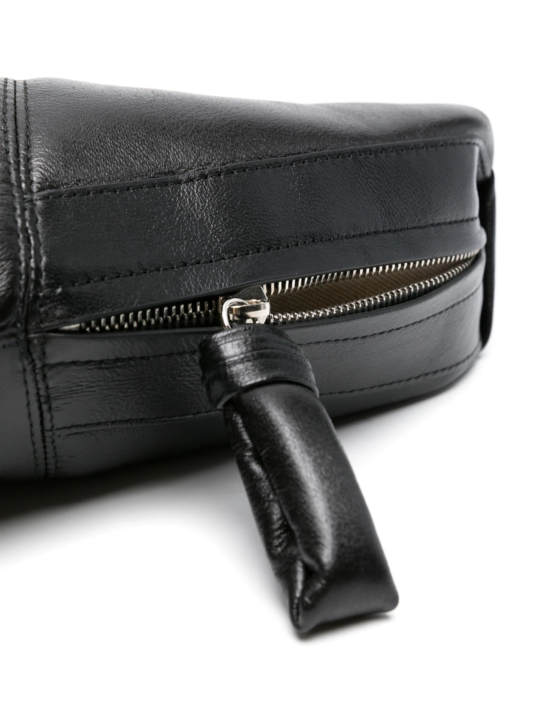 large Fortune Croissant leather shoulder bag