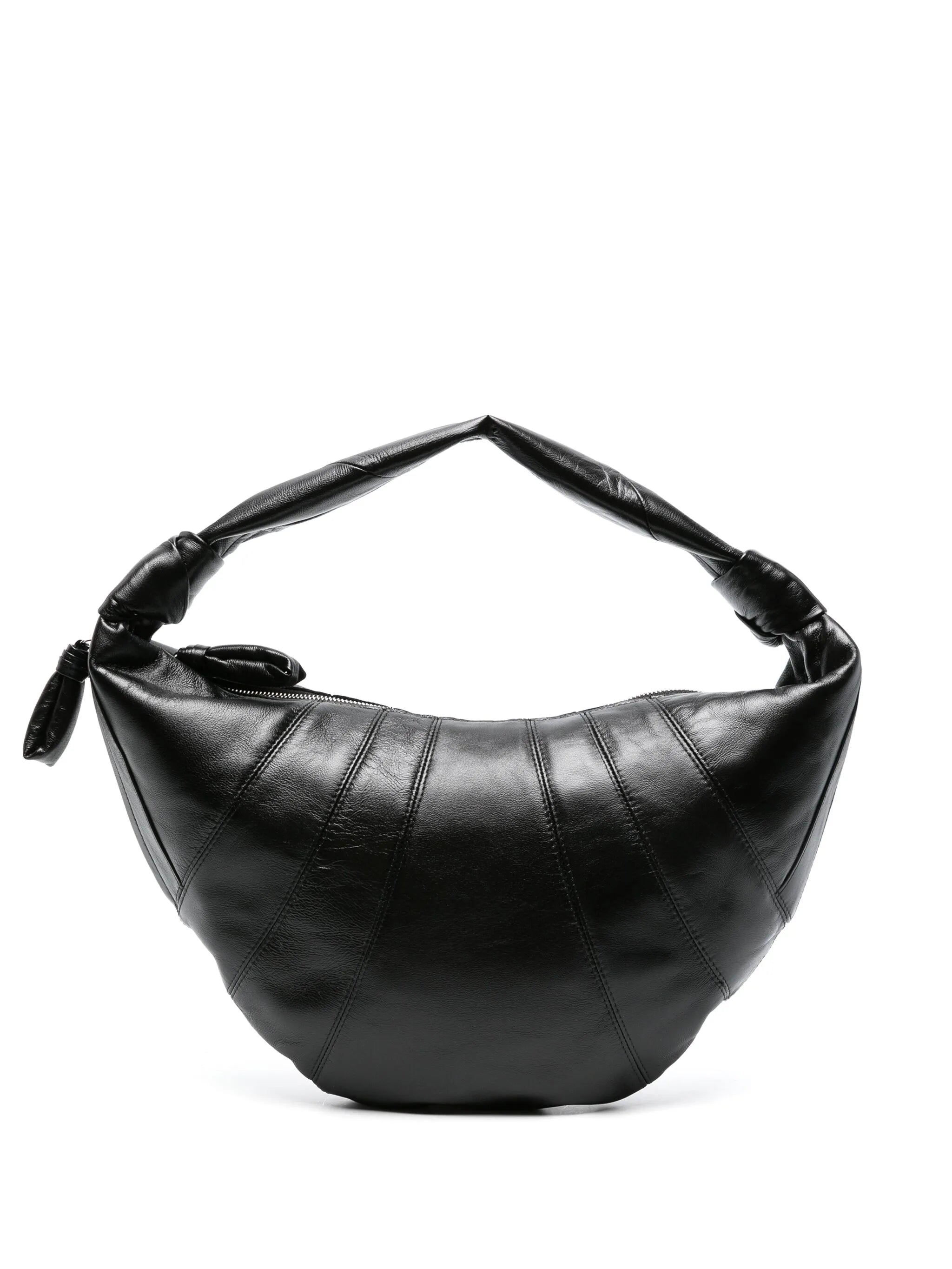 large Croissant leather shoulder bag