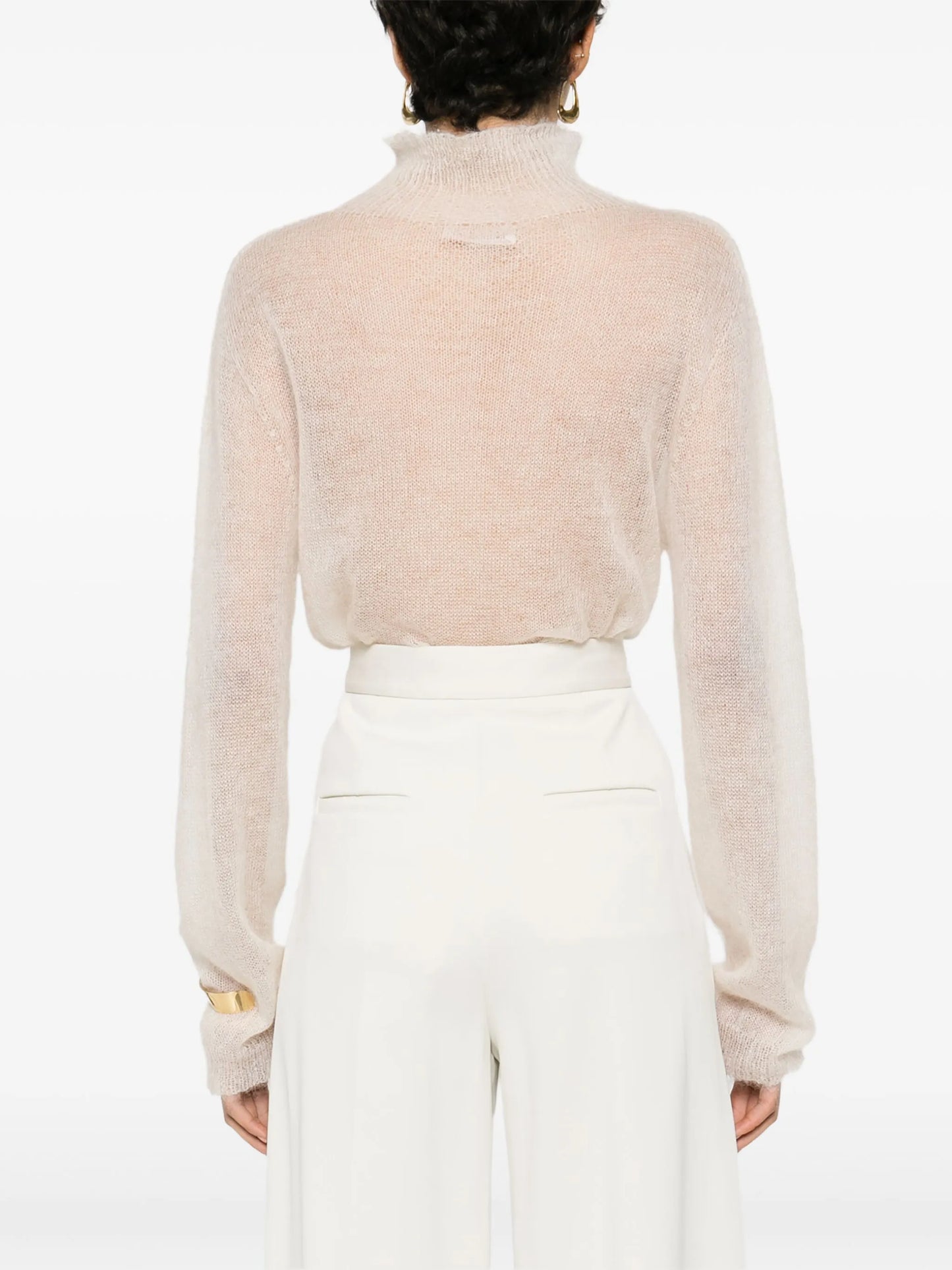 Zinnia high-waist flared trousers