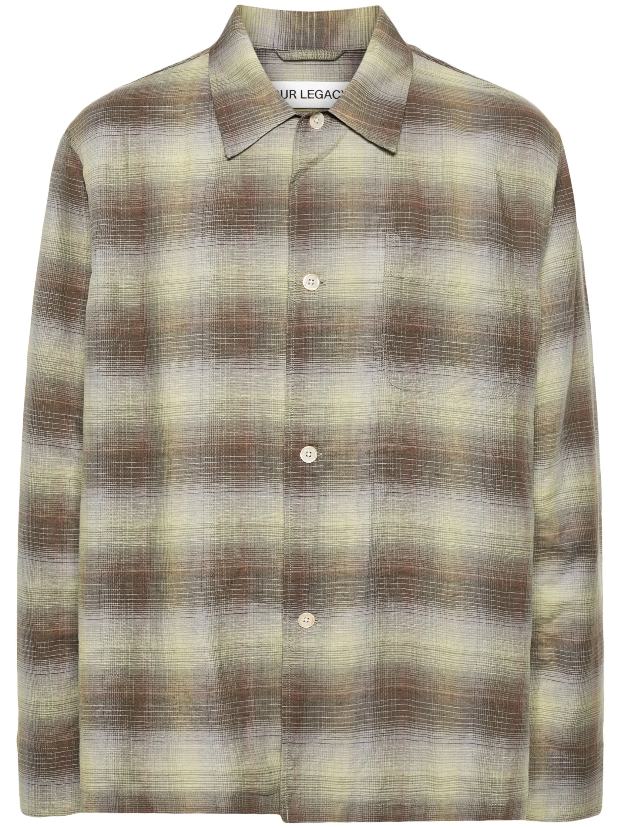 Box checked shirt