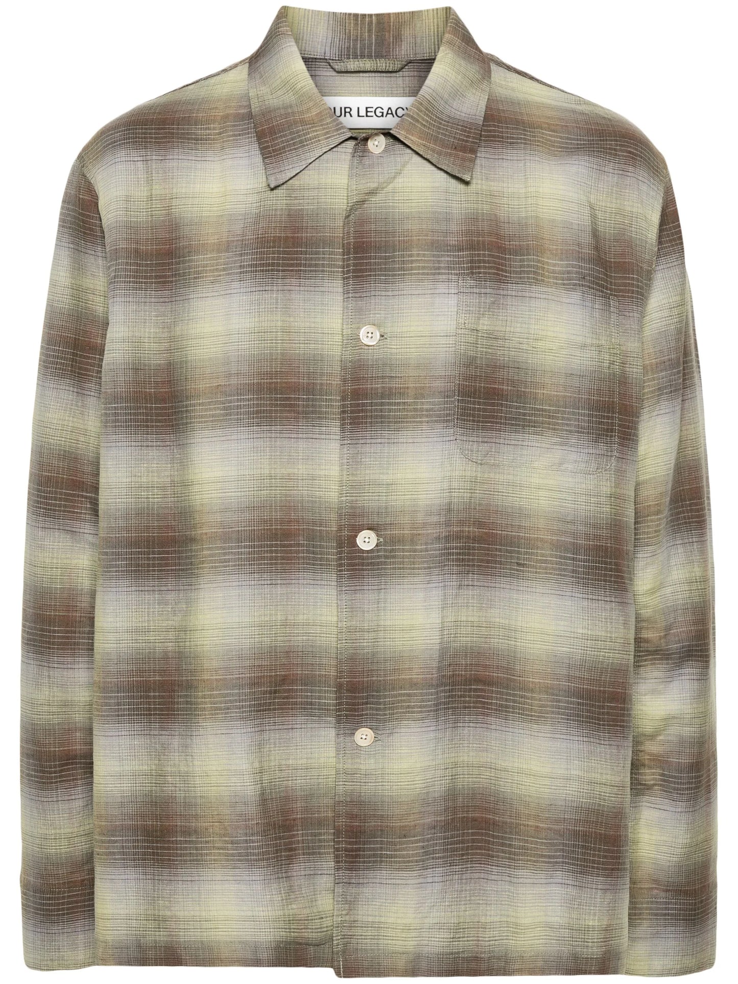 Box checked shirt
