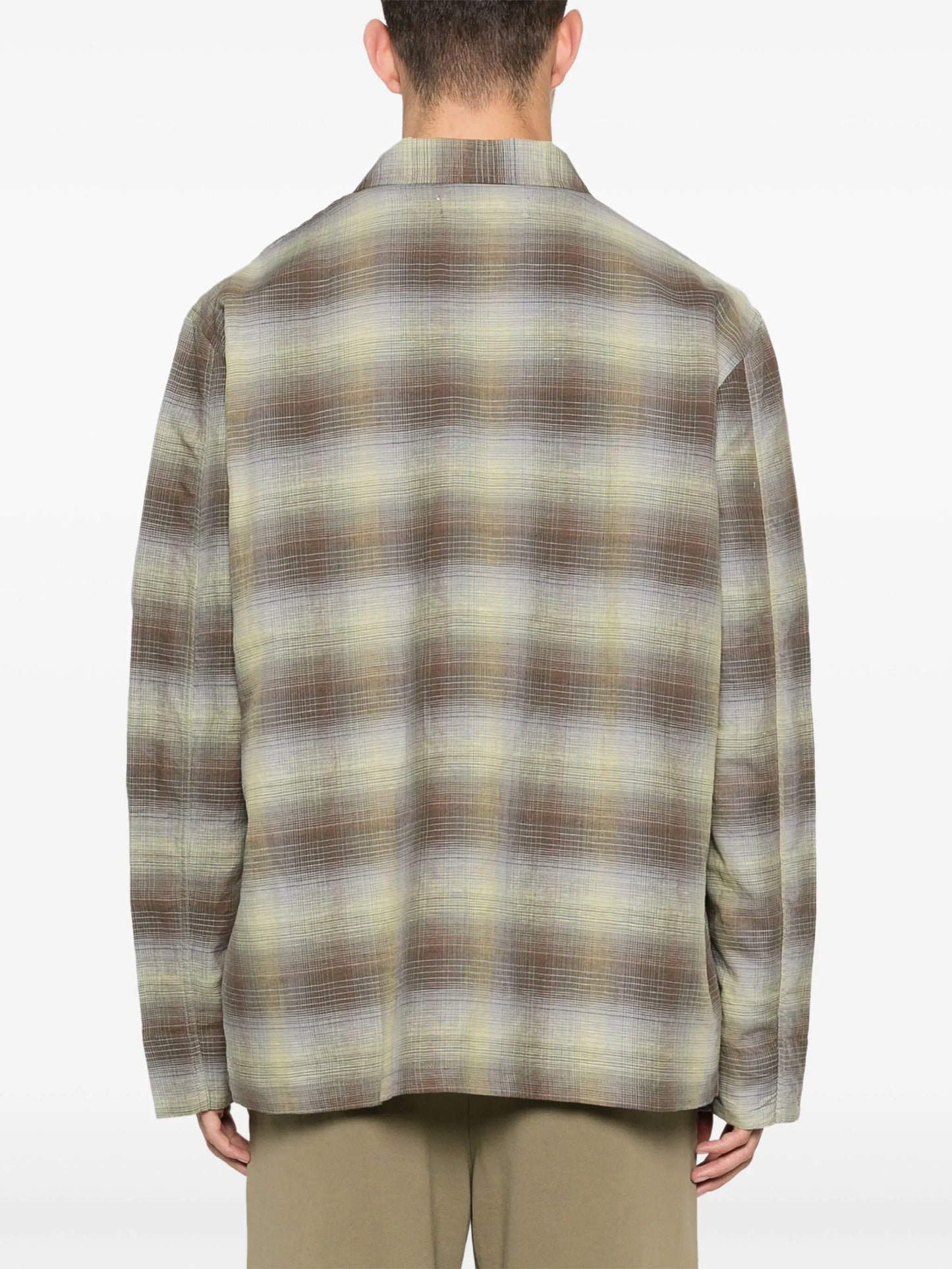 Box checked shirt
