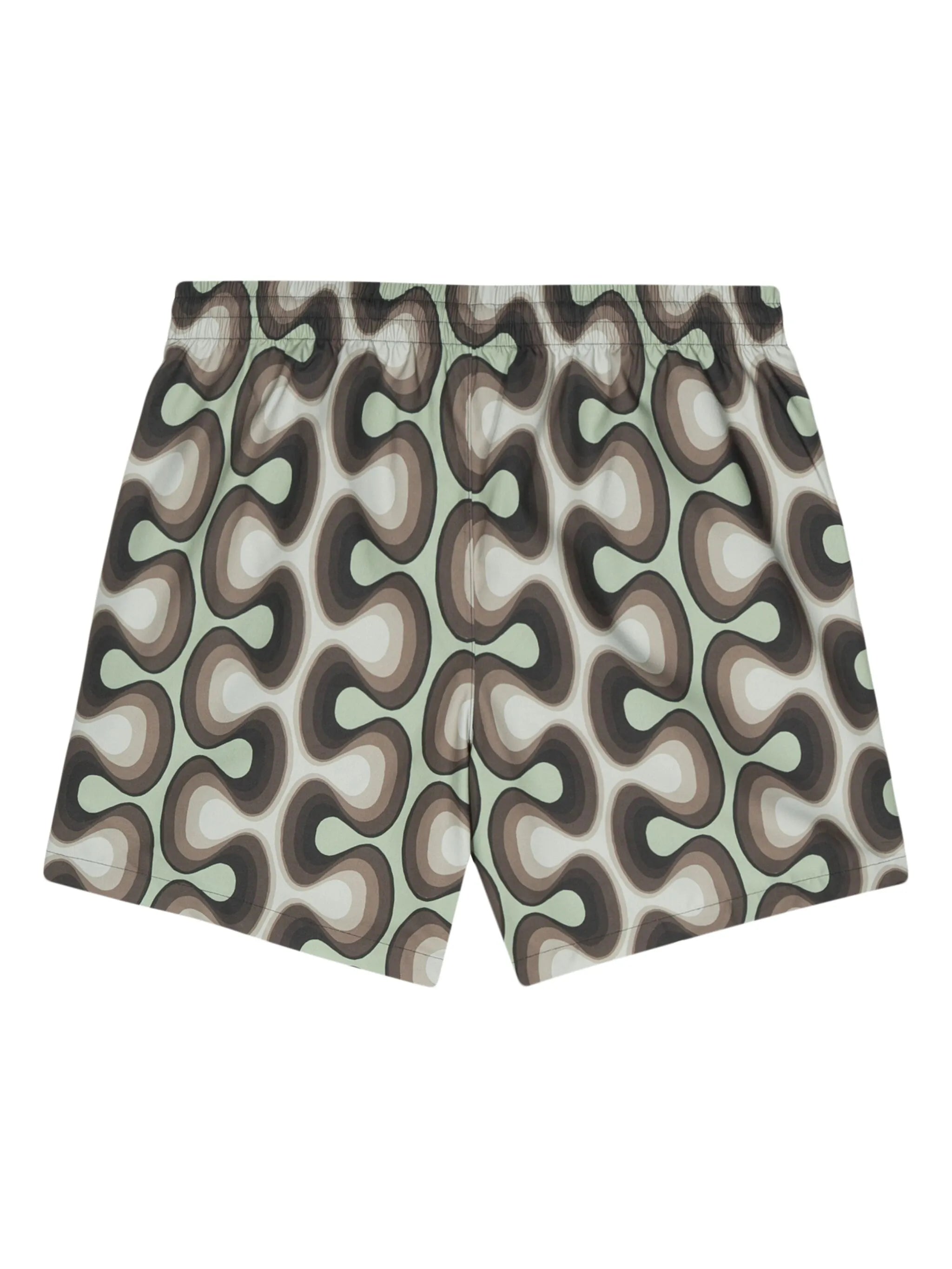 abstract-print swim shorts