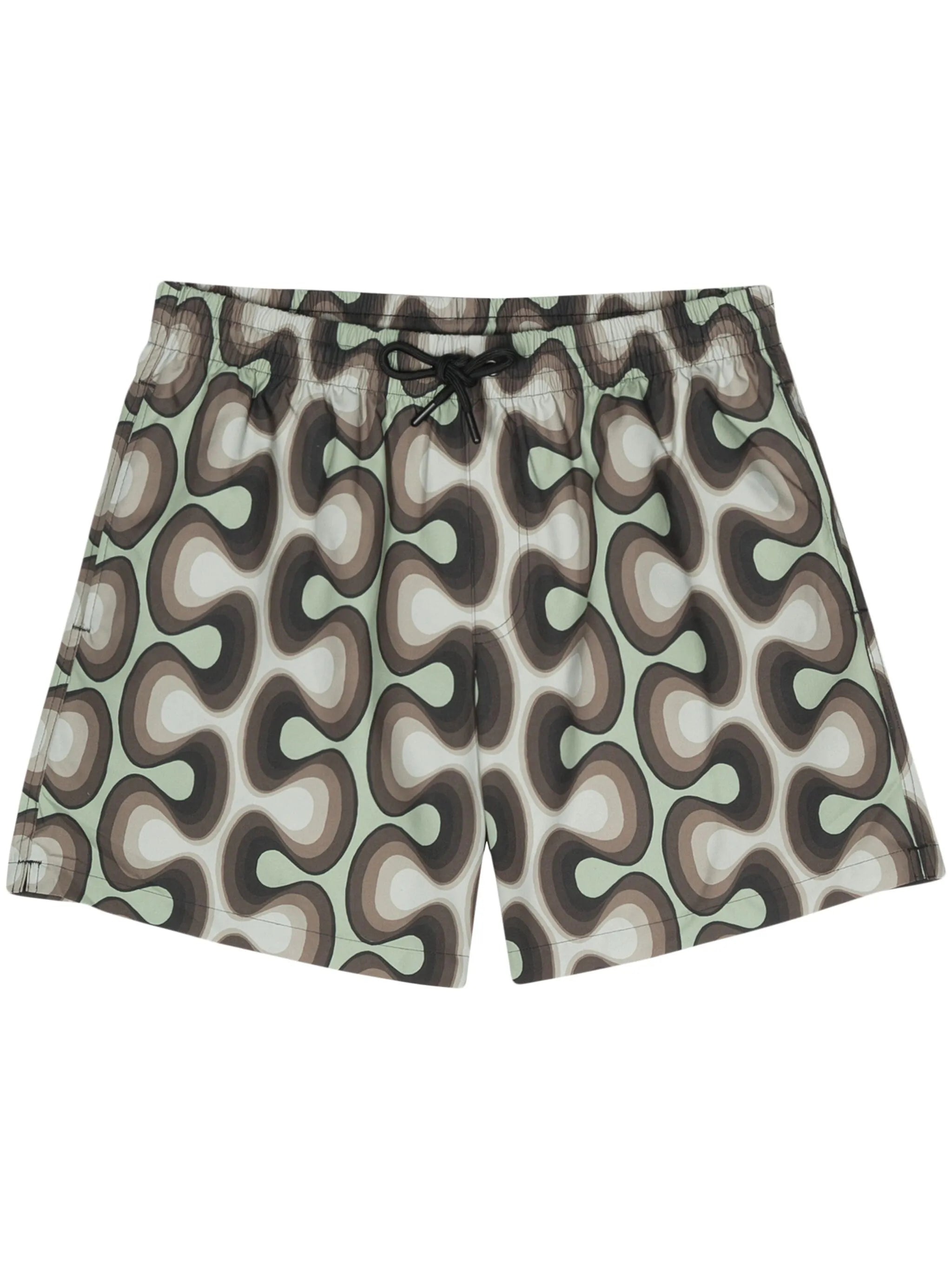 abstract-print swim shorts