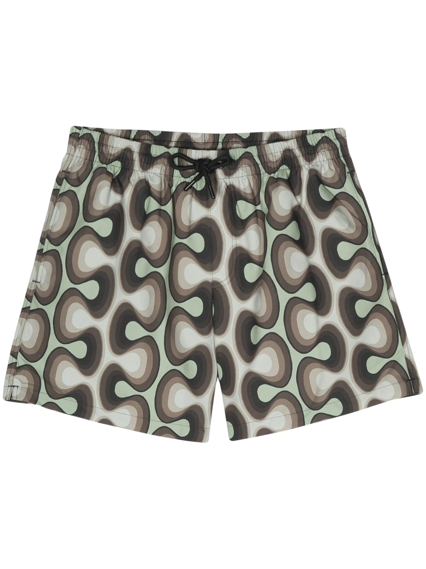 abstract-print swim shorts