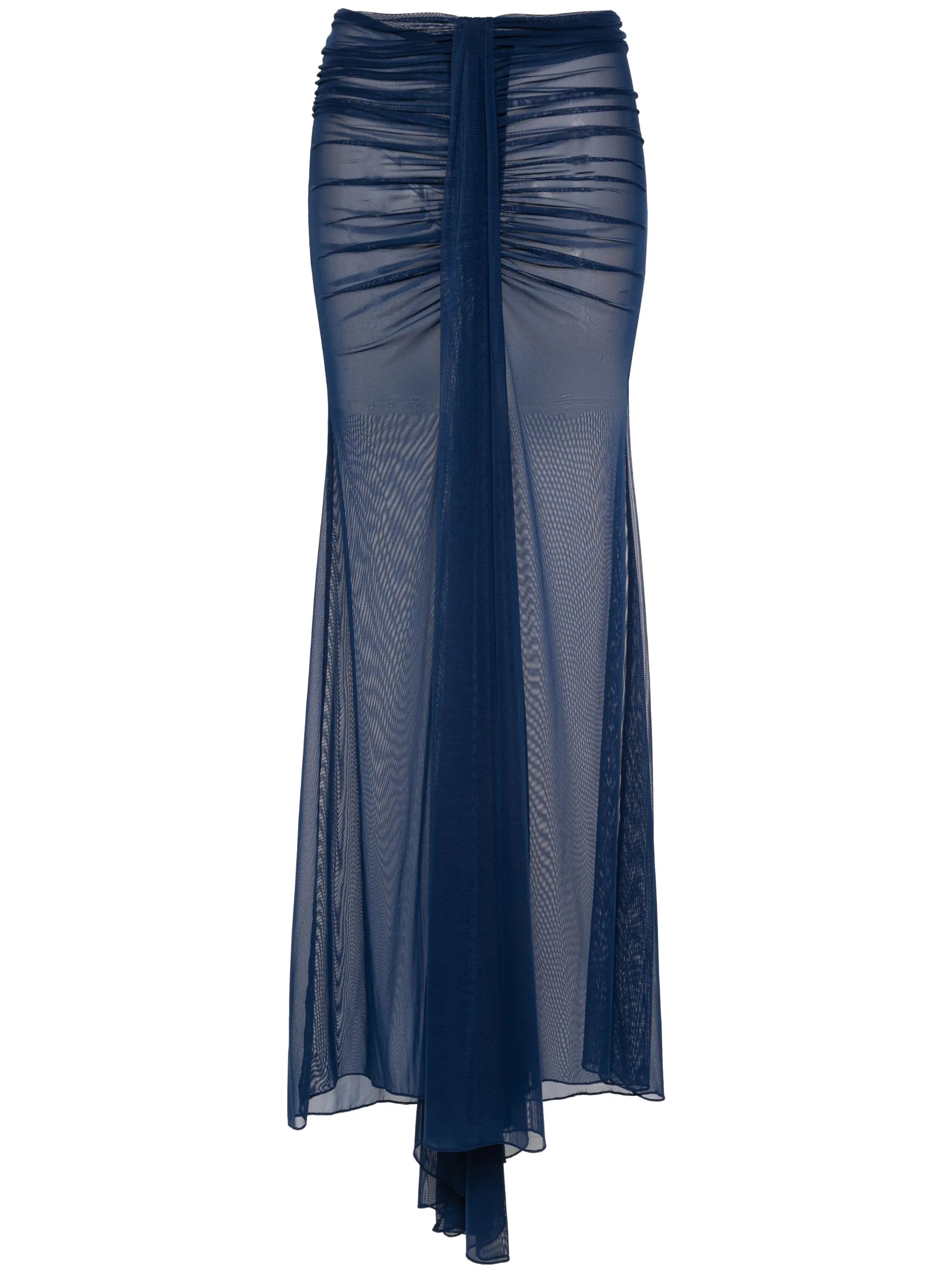 draped maxi skirt