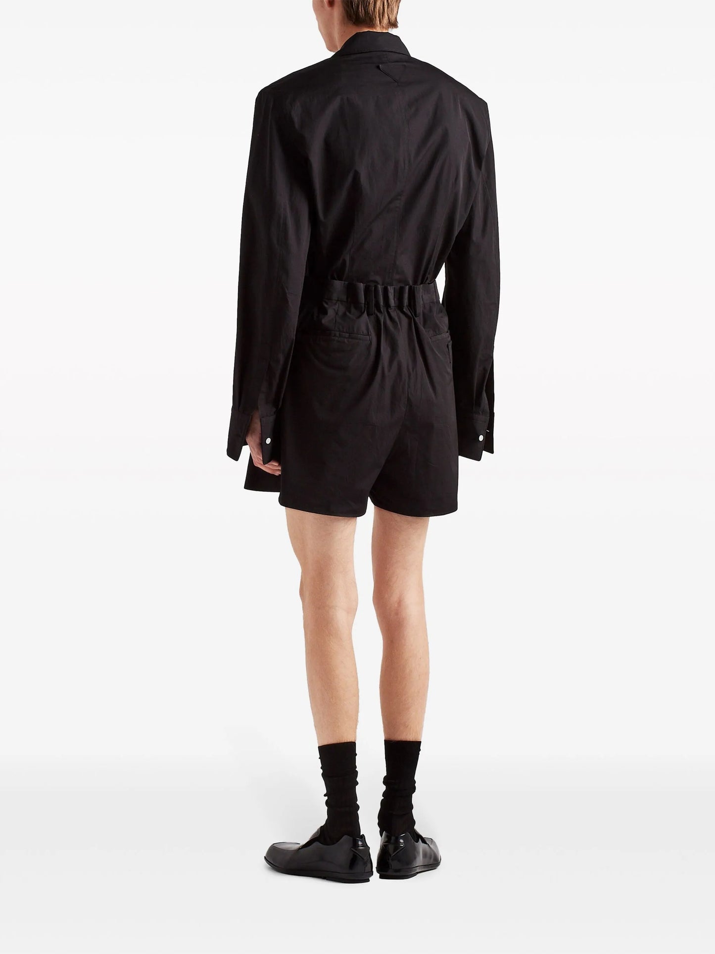 tailored cotton shorts
