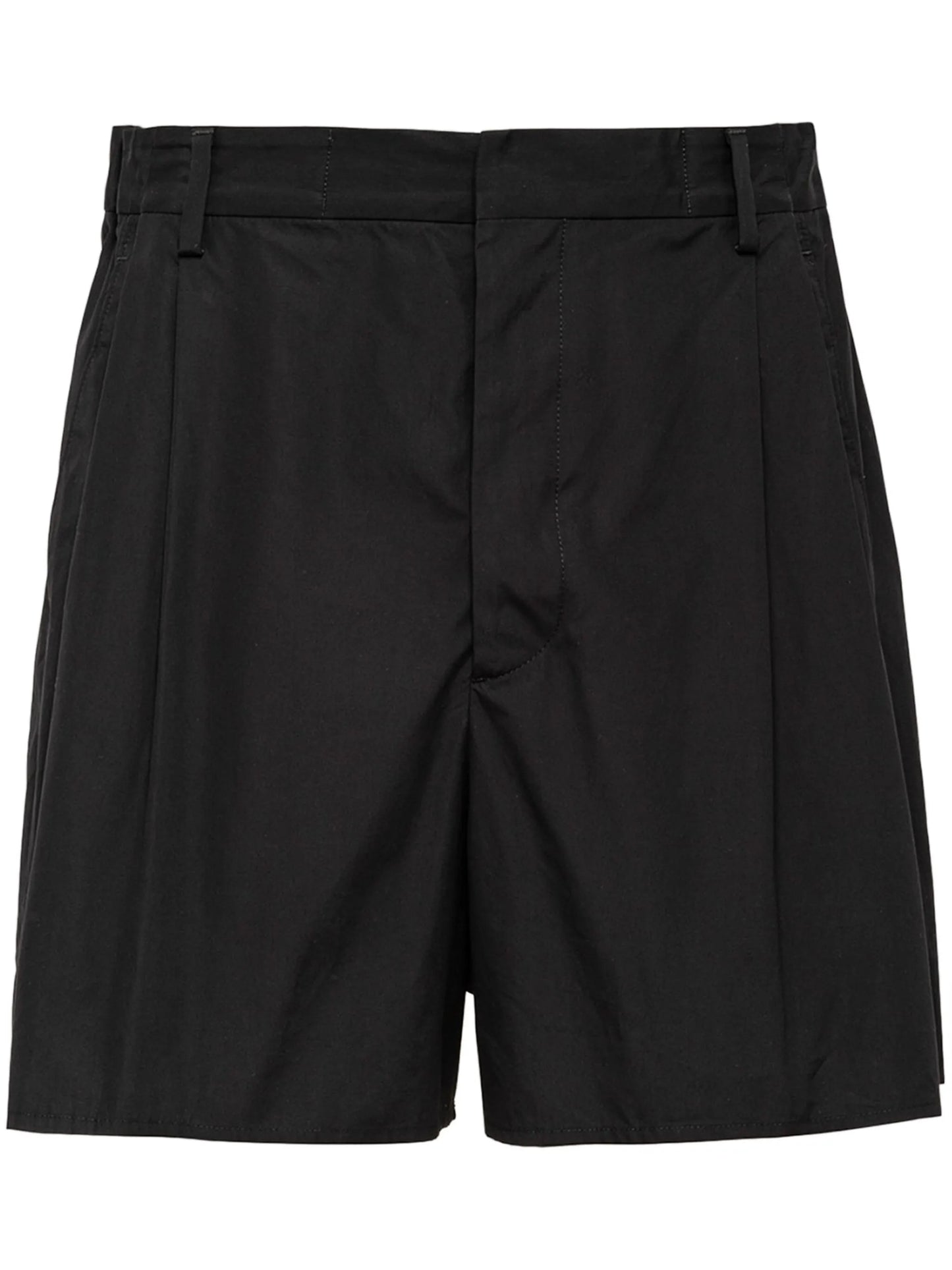 tailored cotton shorts