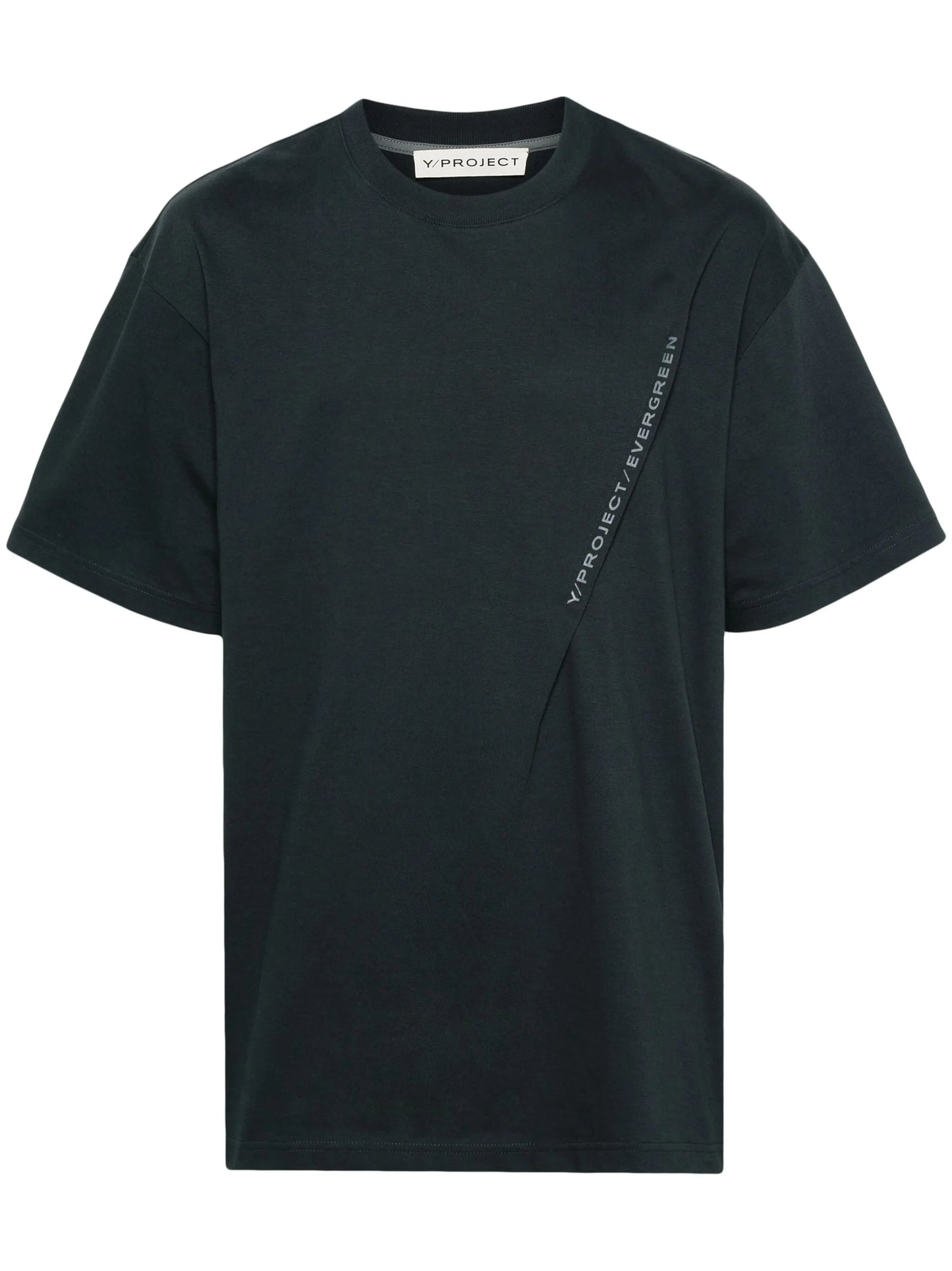 pleat-detail cotton T-shirt