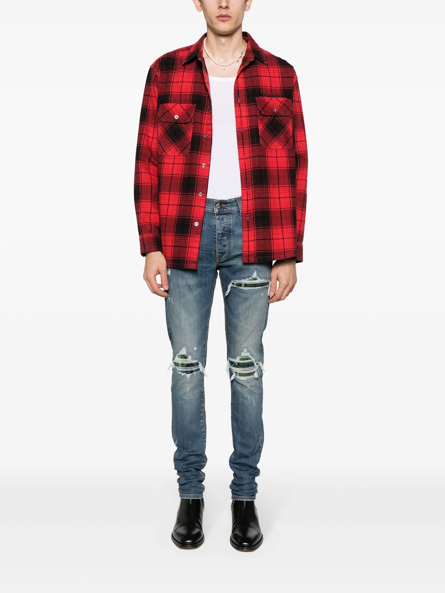 MX1 mid-rise skinny jeans