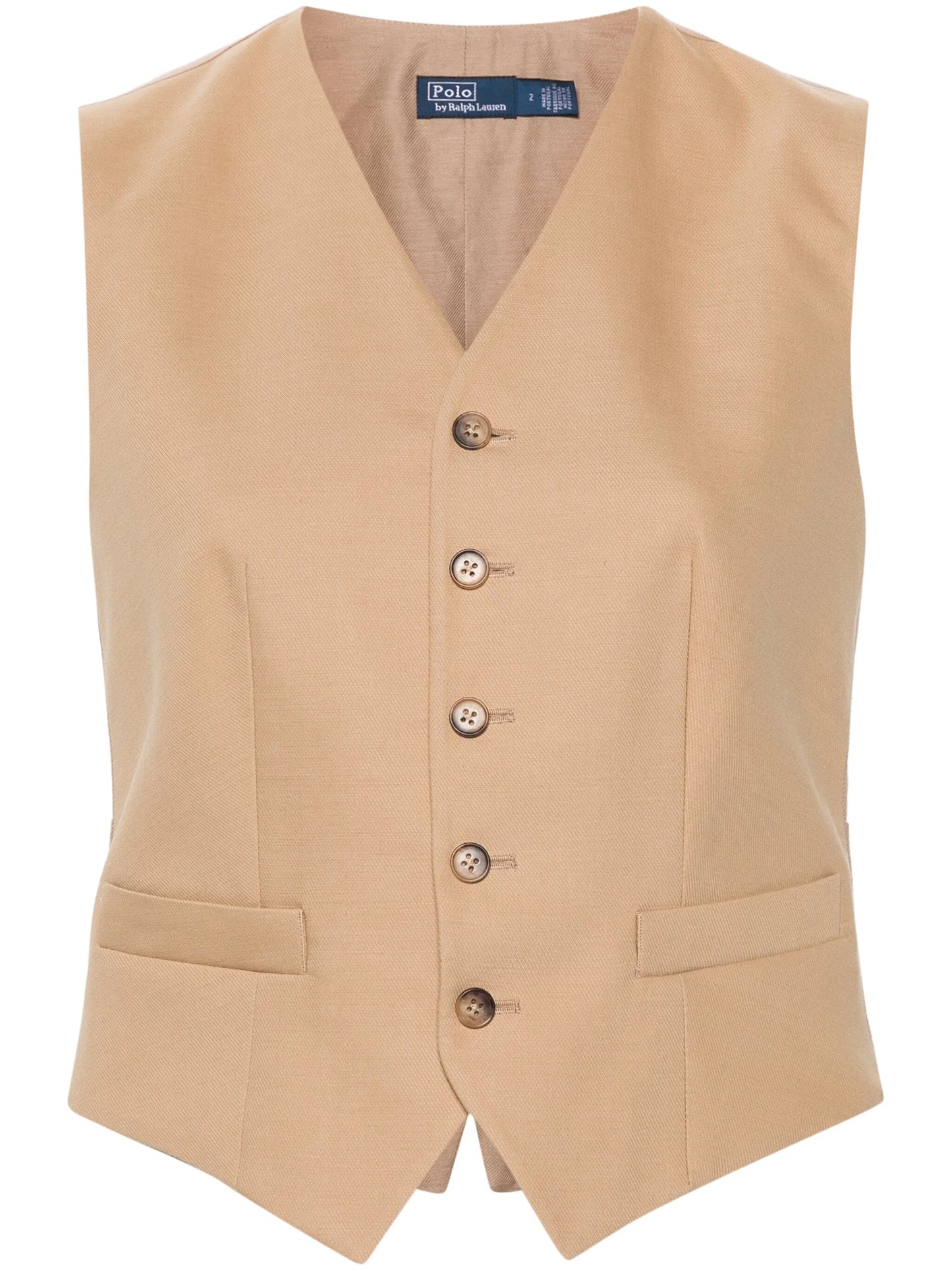 tailored twill waistcoat