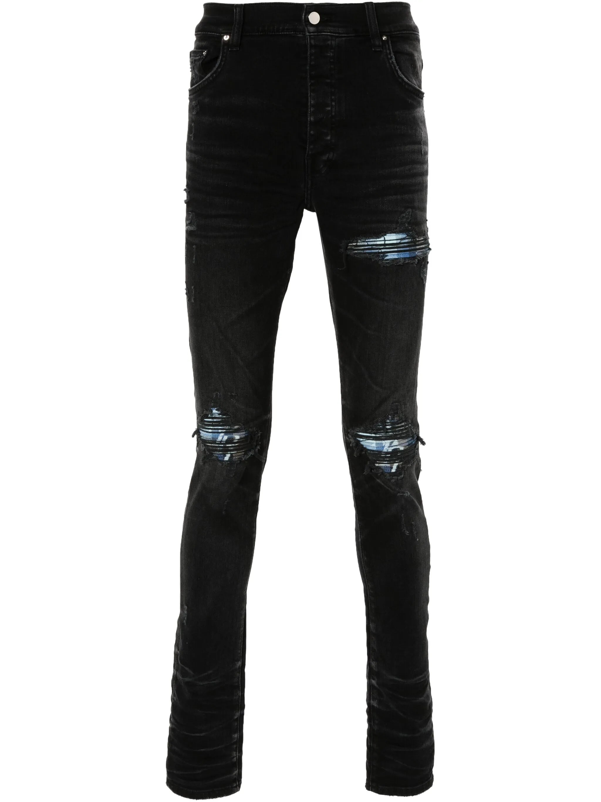 Plaid MX1 mid-rise skinny jeans