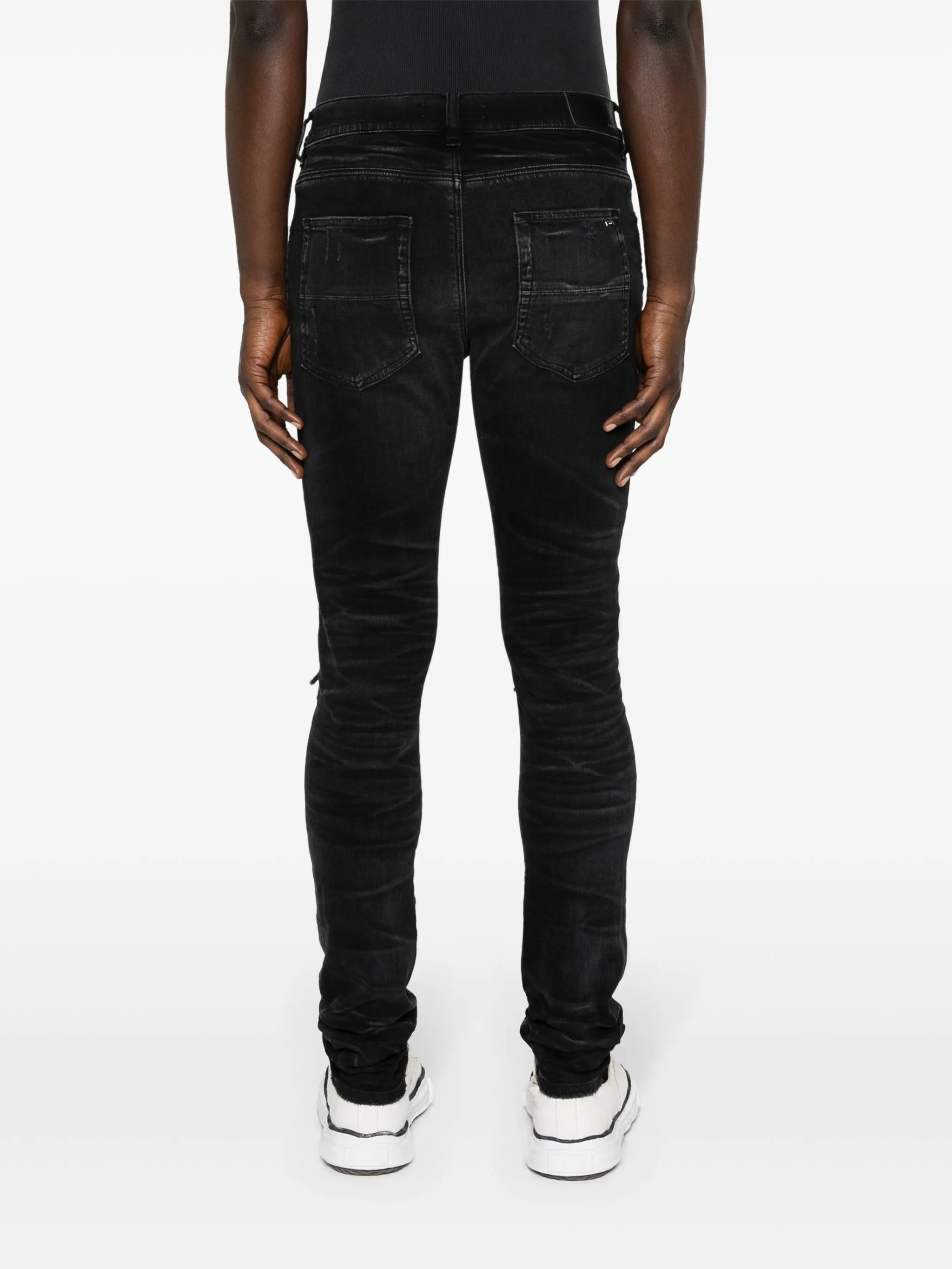 Plaid MX1 mid-rise skinny jeans
