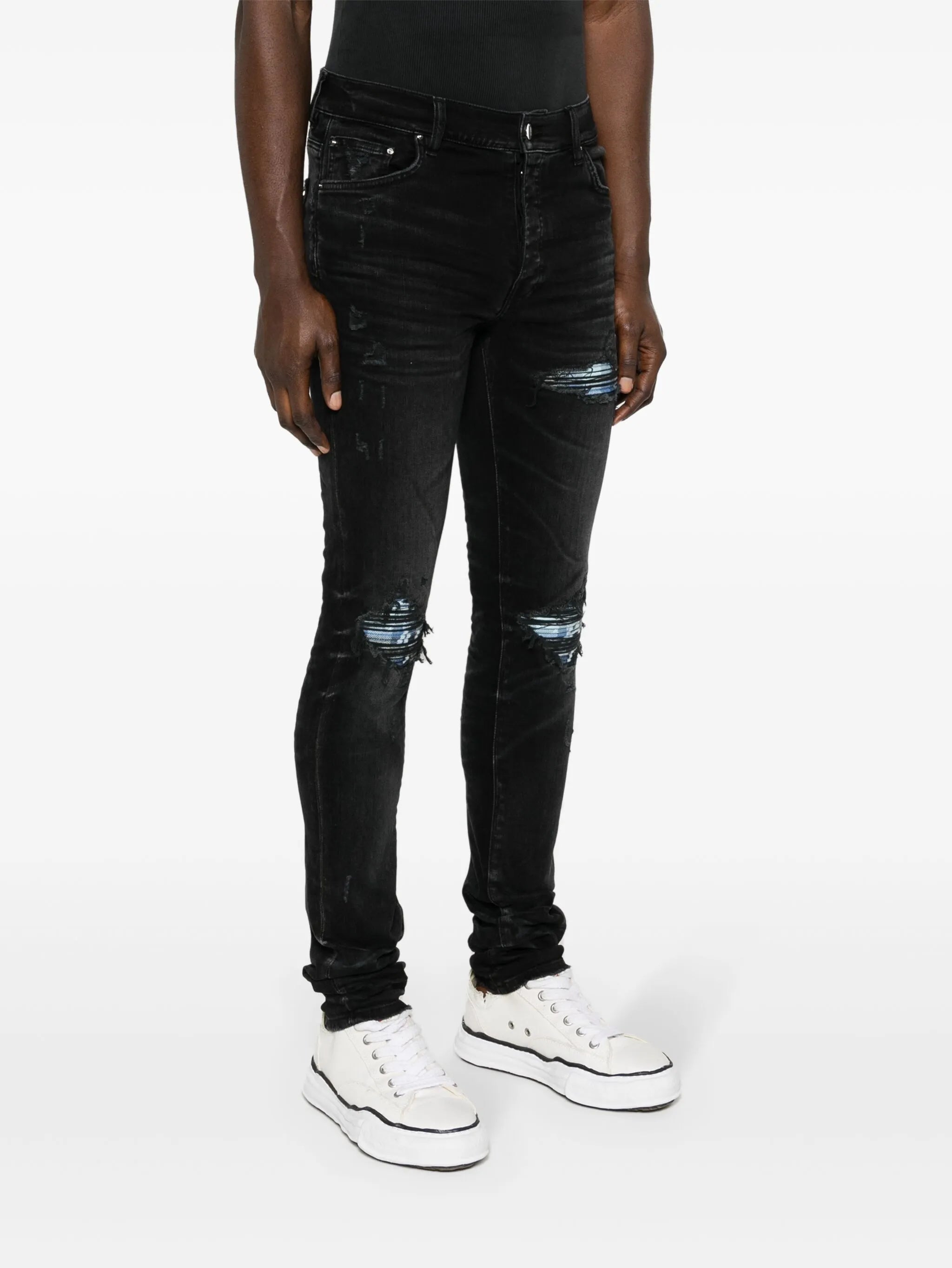 Plaid MX1 mid-rise skinny jeans