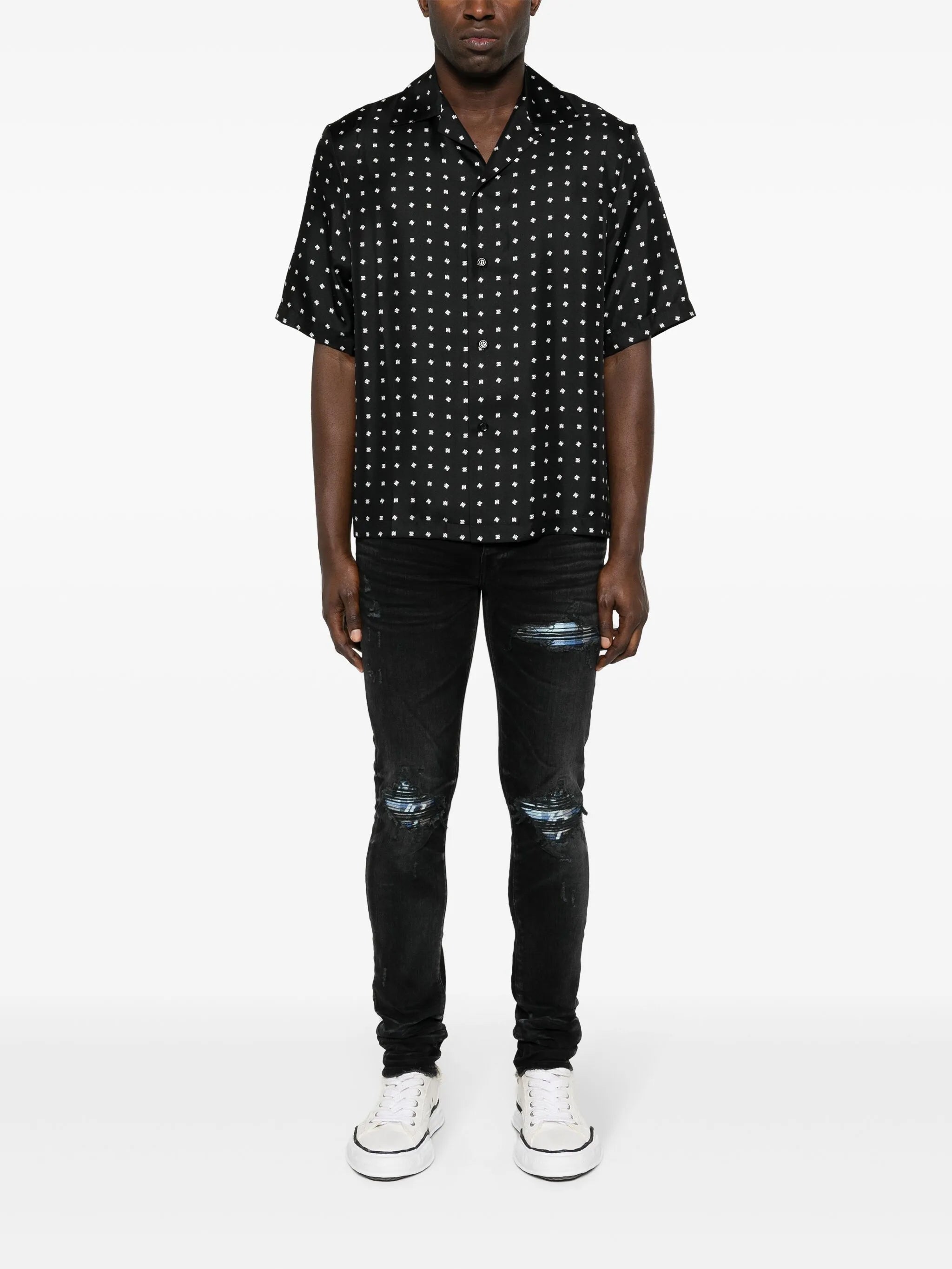 Plaid MX1 mid-rise skinny jeans