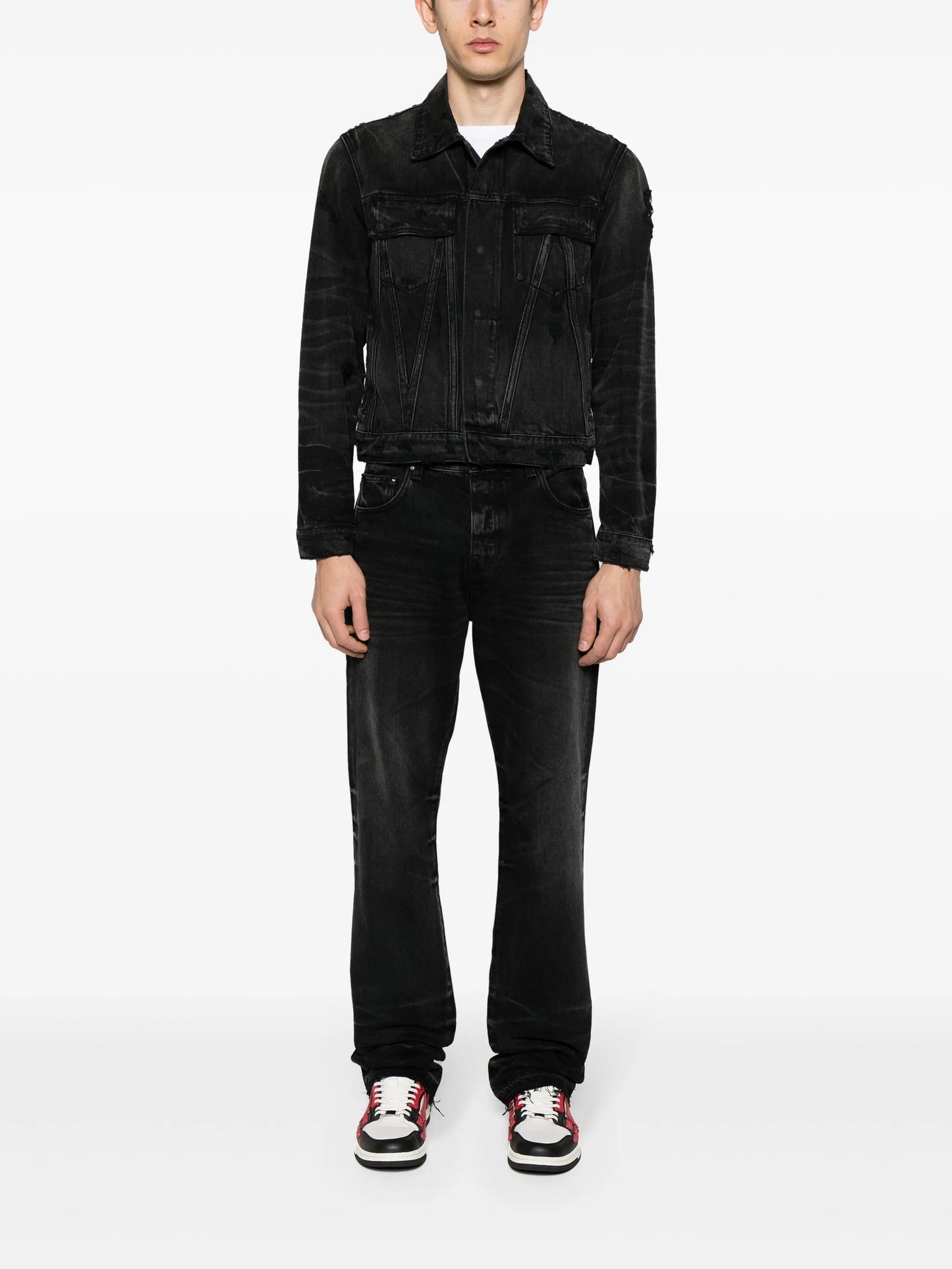 Release Hem straight-leg jeans