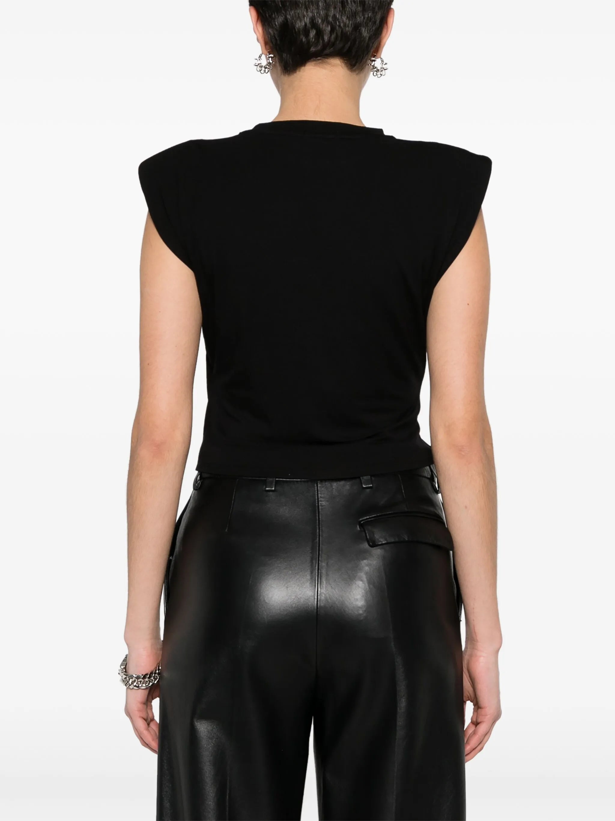 Signature Estelle draped-detail top
