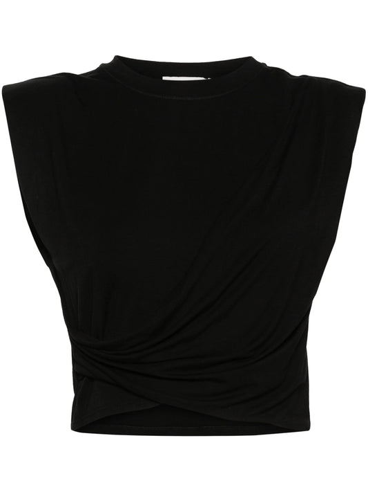 Signature Estelle draped-detail top