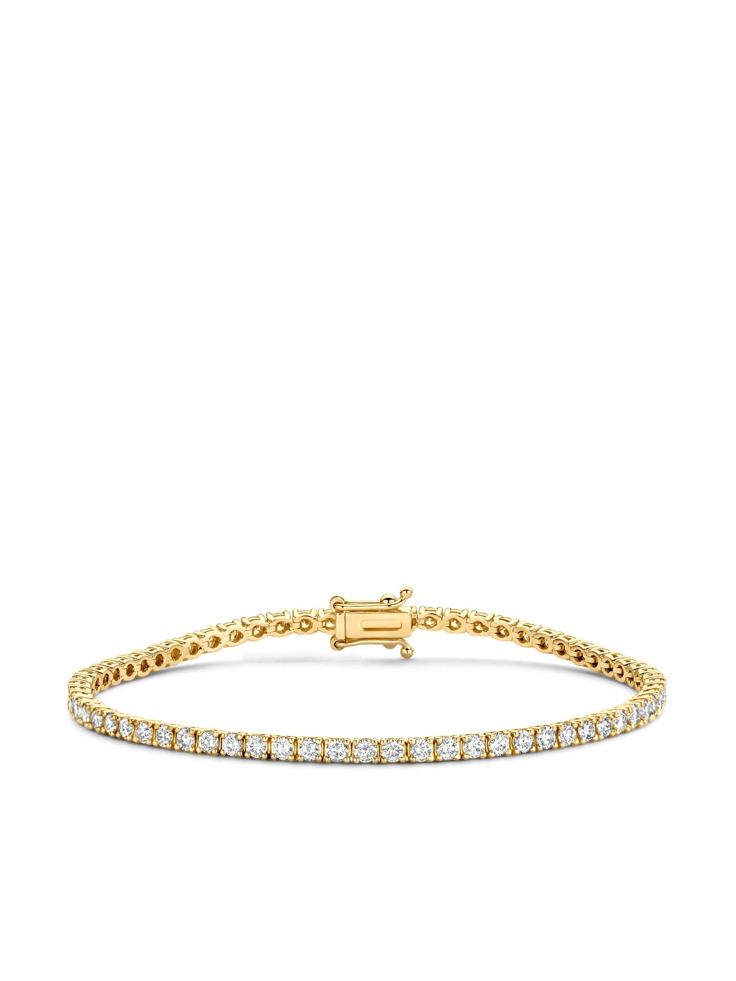 18kt yellow gold Tennis diamond bracelet