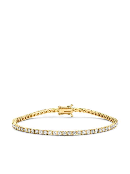18kt yellow gold Tennis diamond bracelet