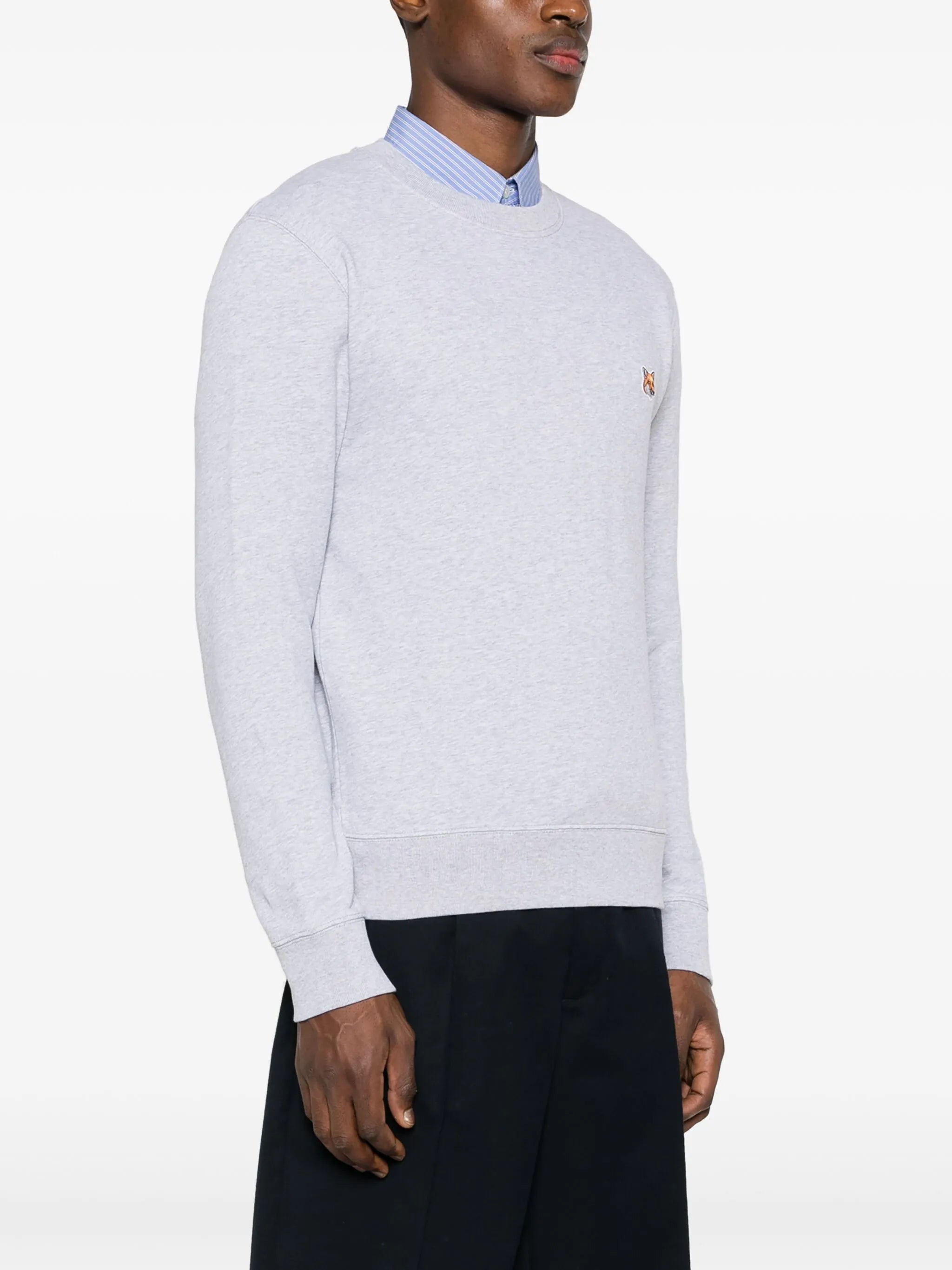 logo-appliqué jersey sweatshirt