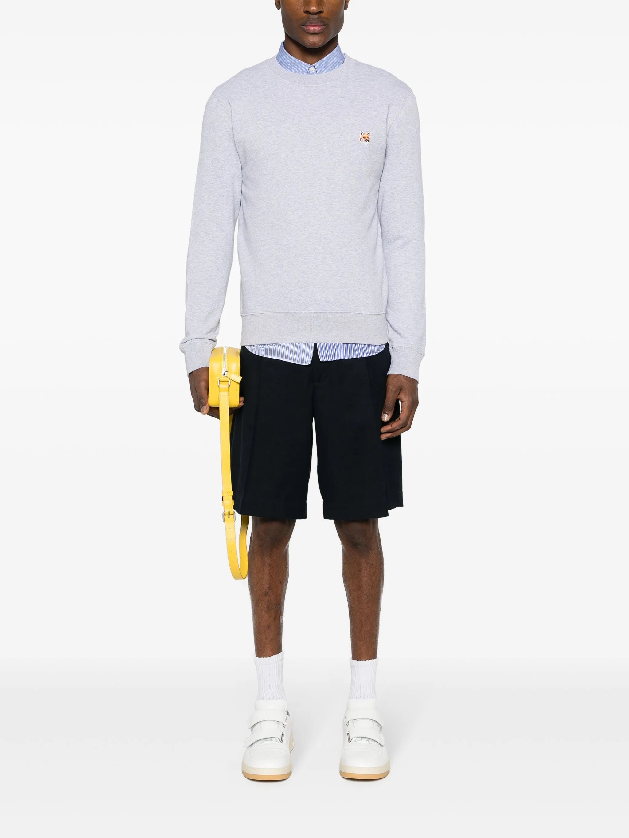 logo-appliqué jersey sweatshirt