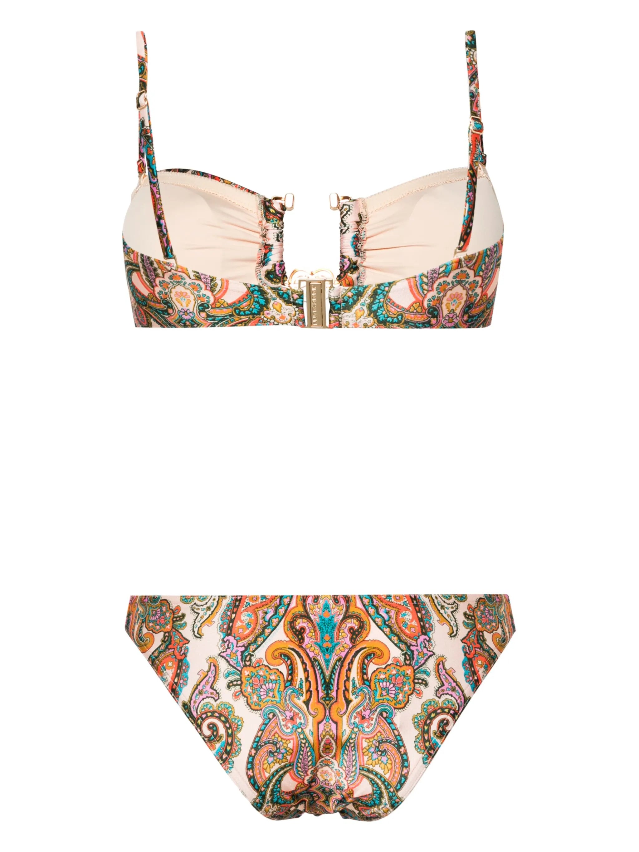 Ottie knot-charm bikini