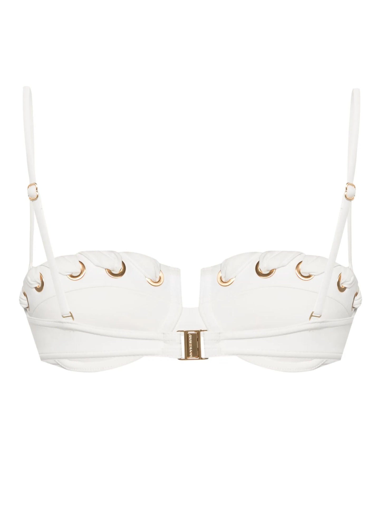 Halliday whipstitch-trim bikini top