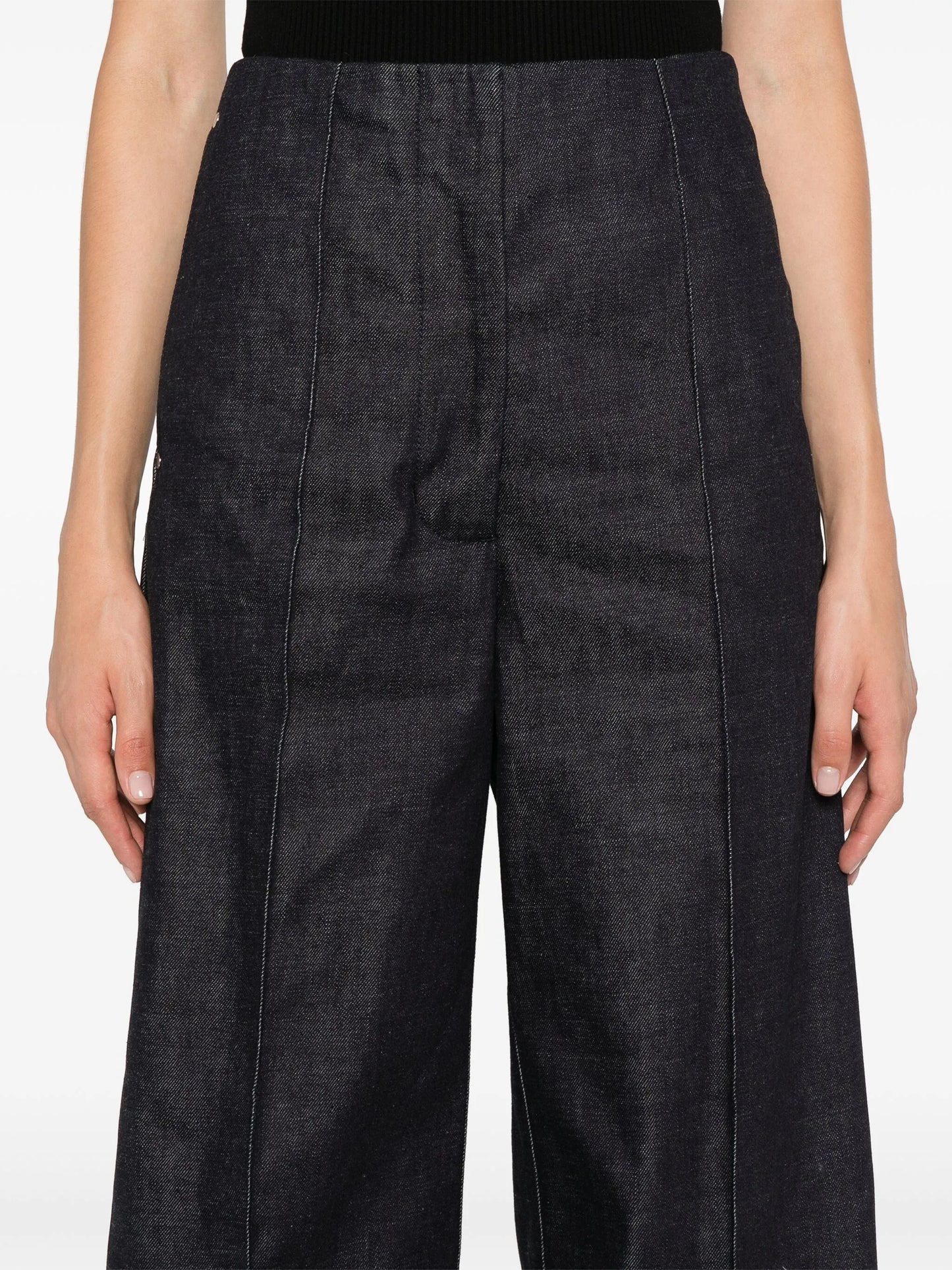 raised-seam jeans