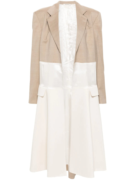 Collage panelled coat