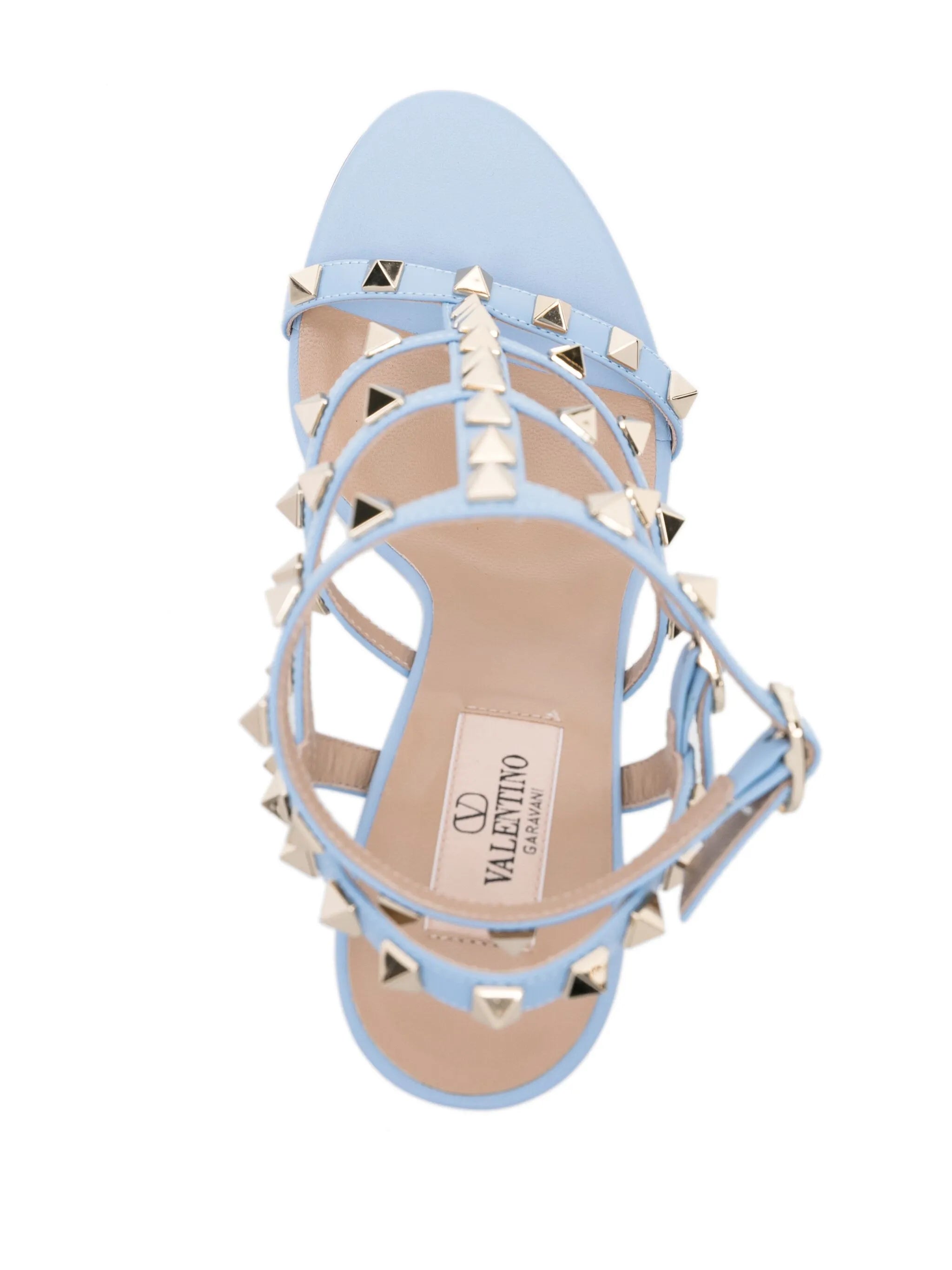 Rockstud 100mm leather sandals