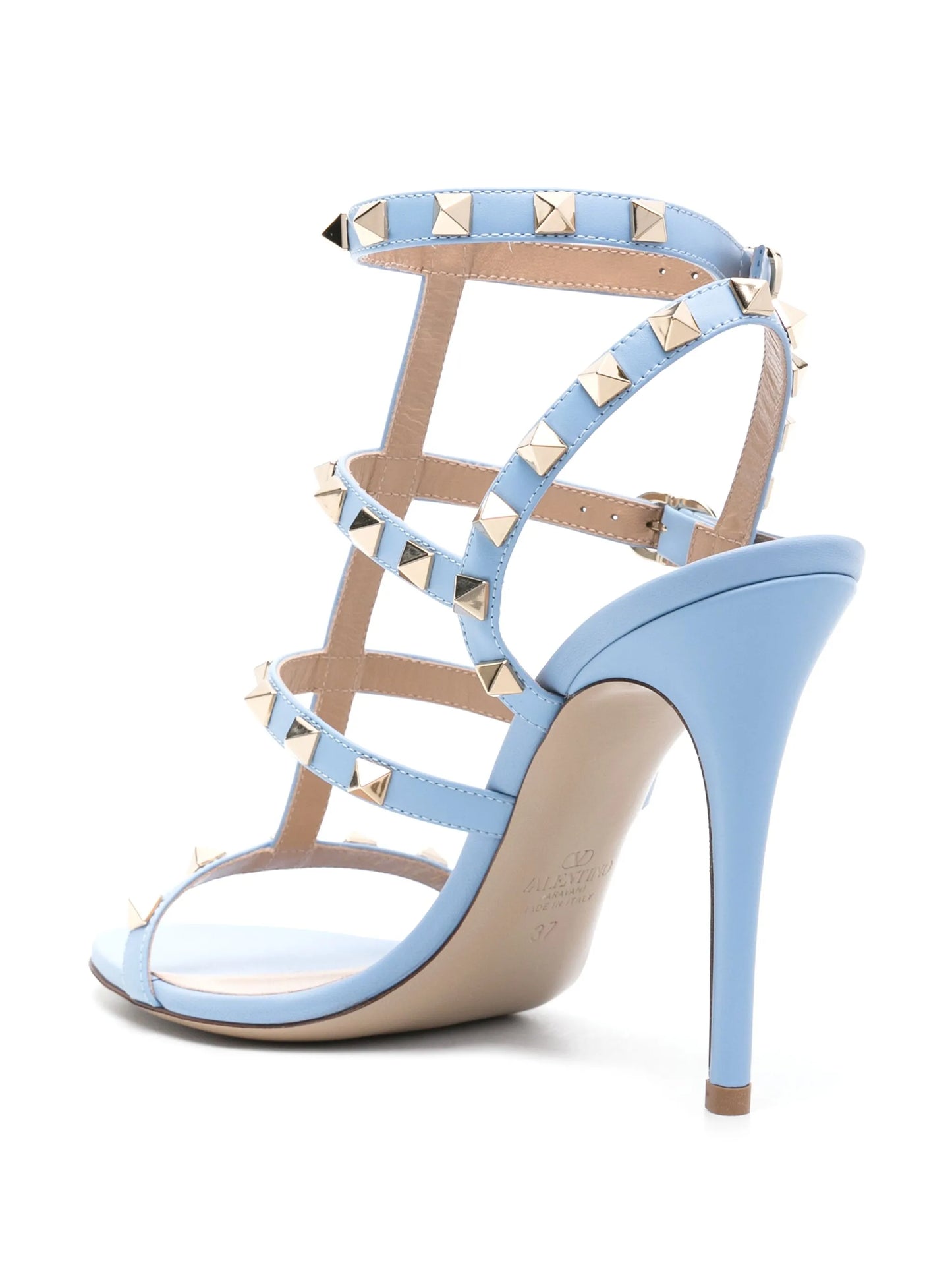 Rockstud 100mm leather sandals