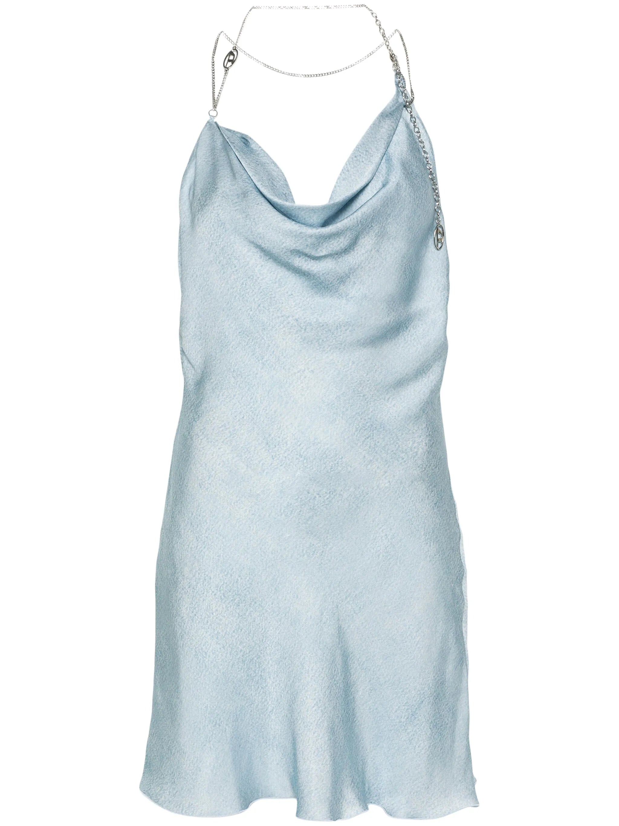 satin mini dress