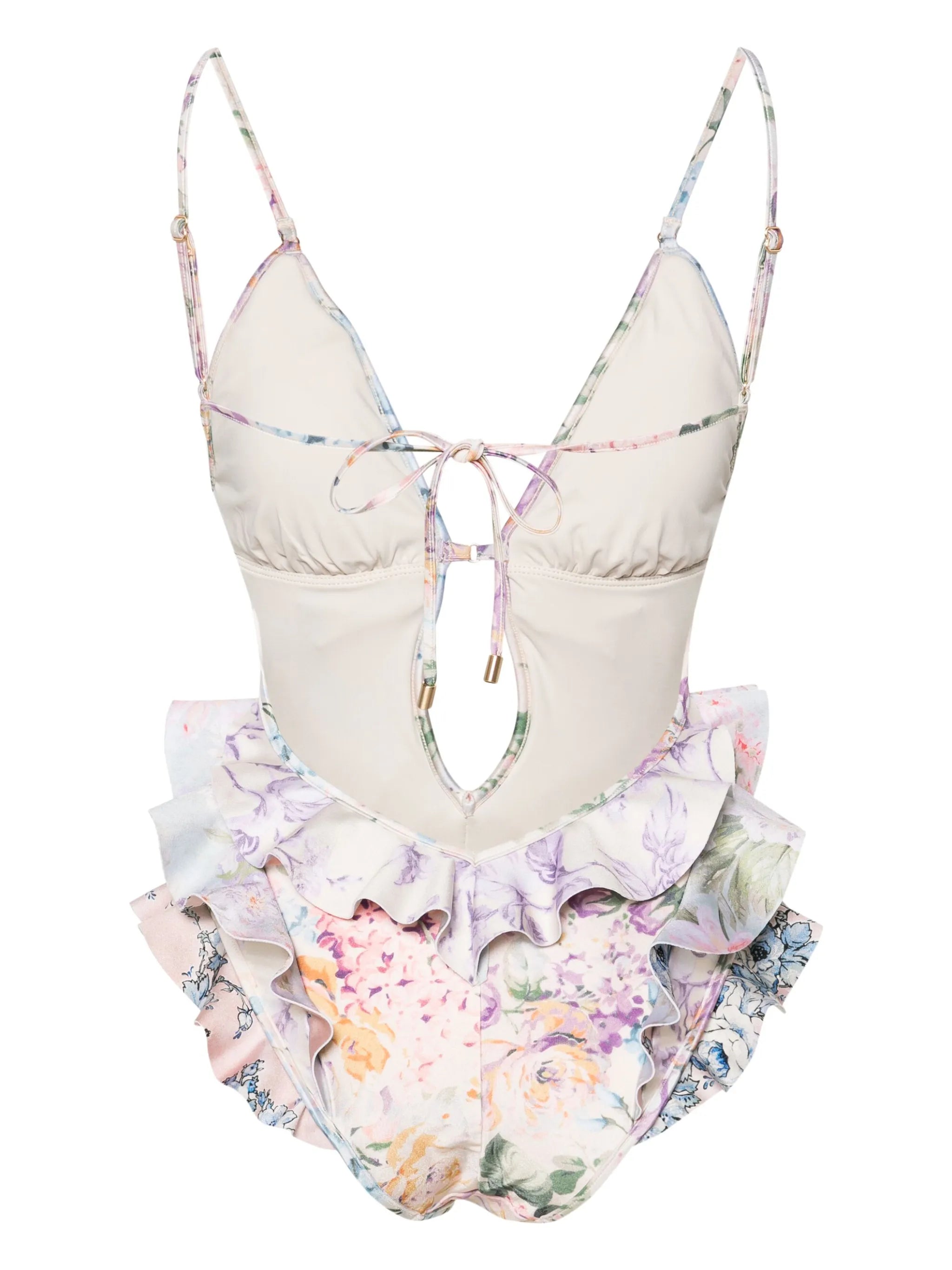 Halliday frilled swimsuit