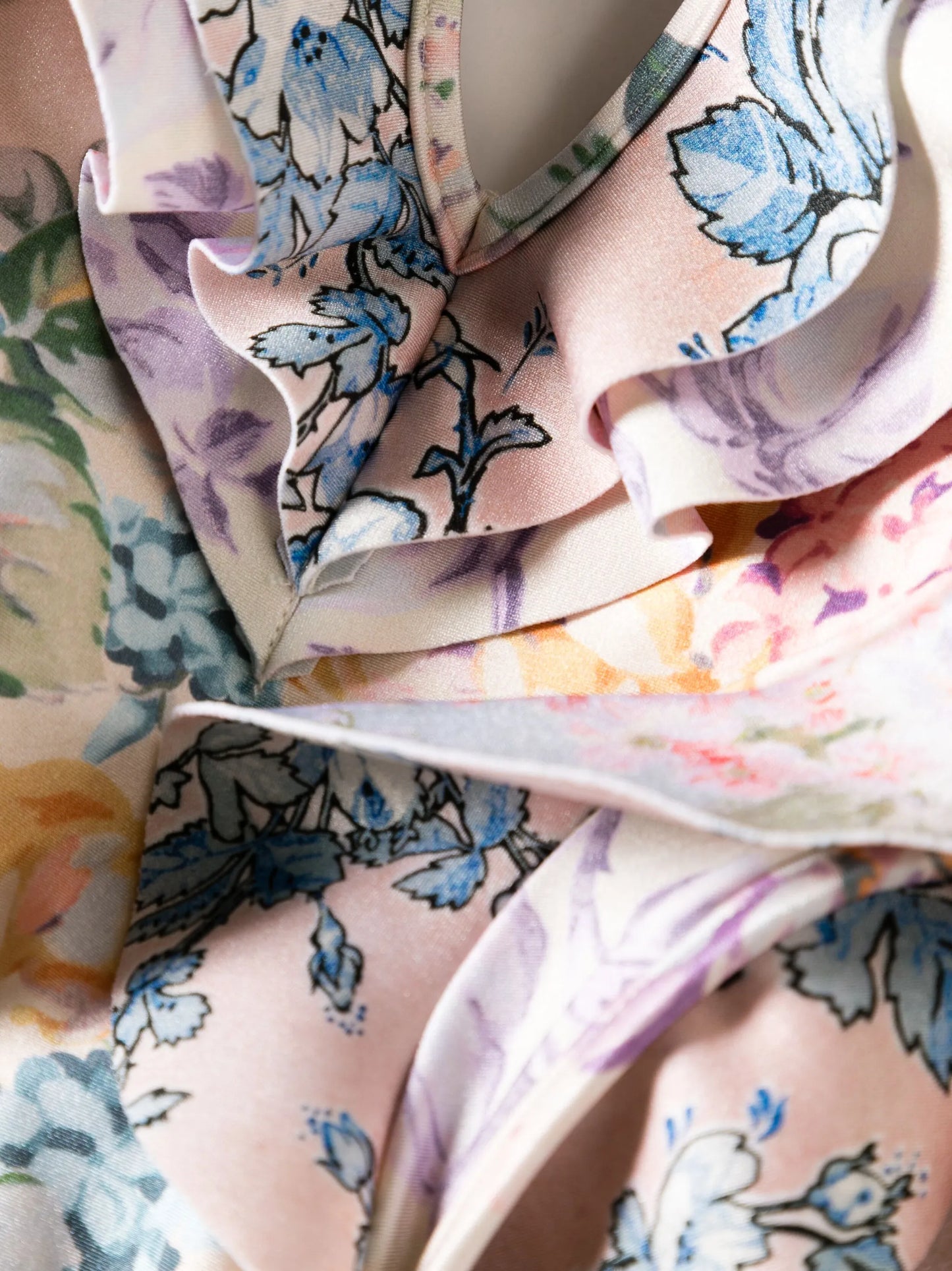 Halliday frilled swimsuit