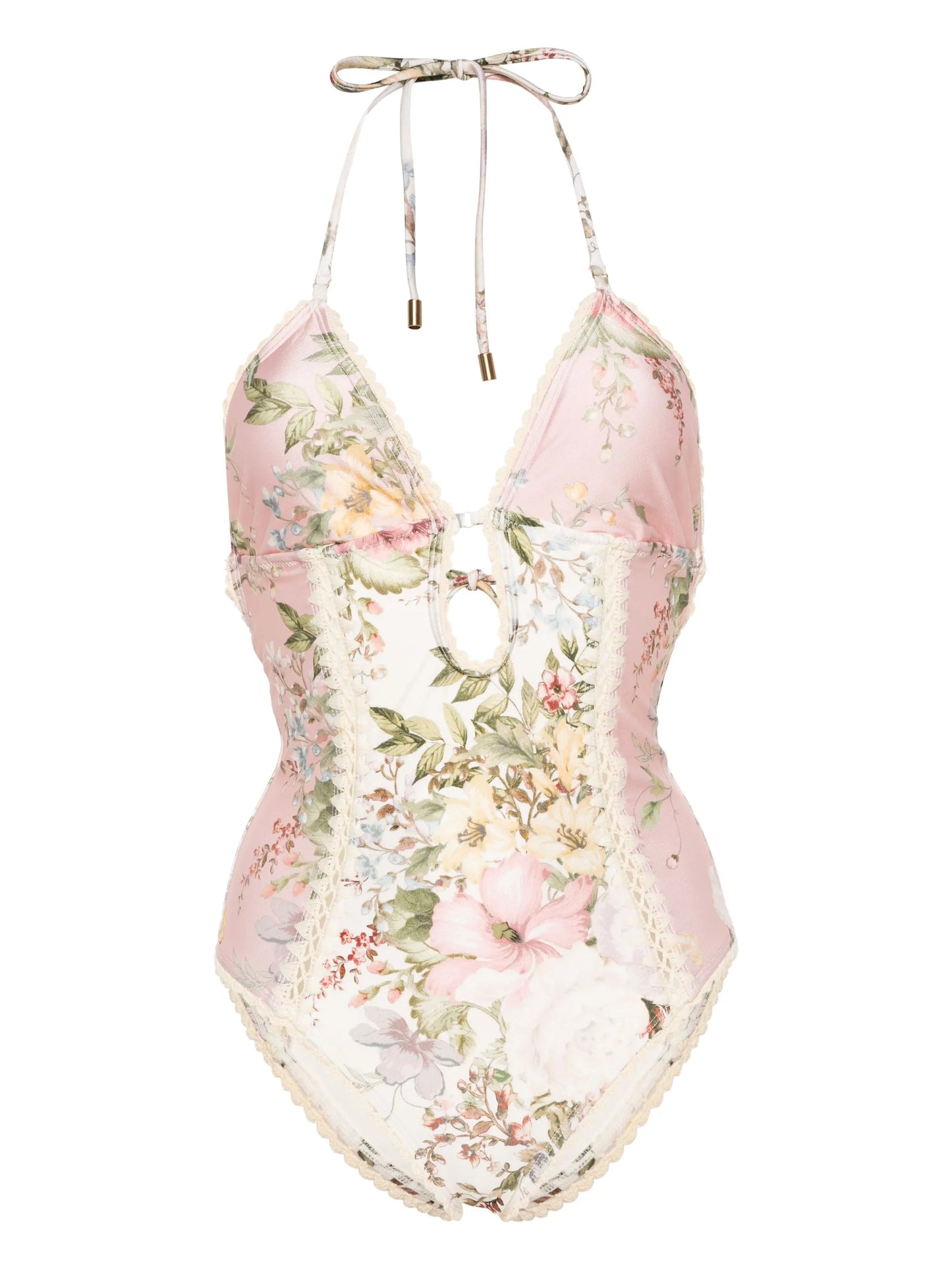 Waverly crochet-trim swimsuit
