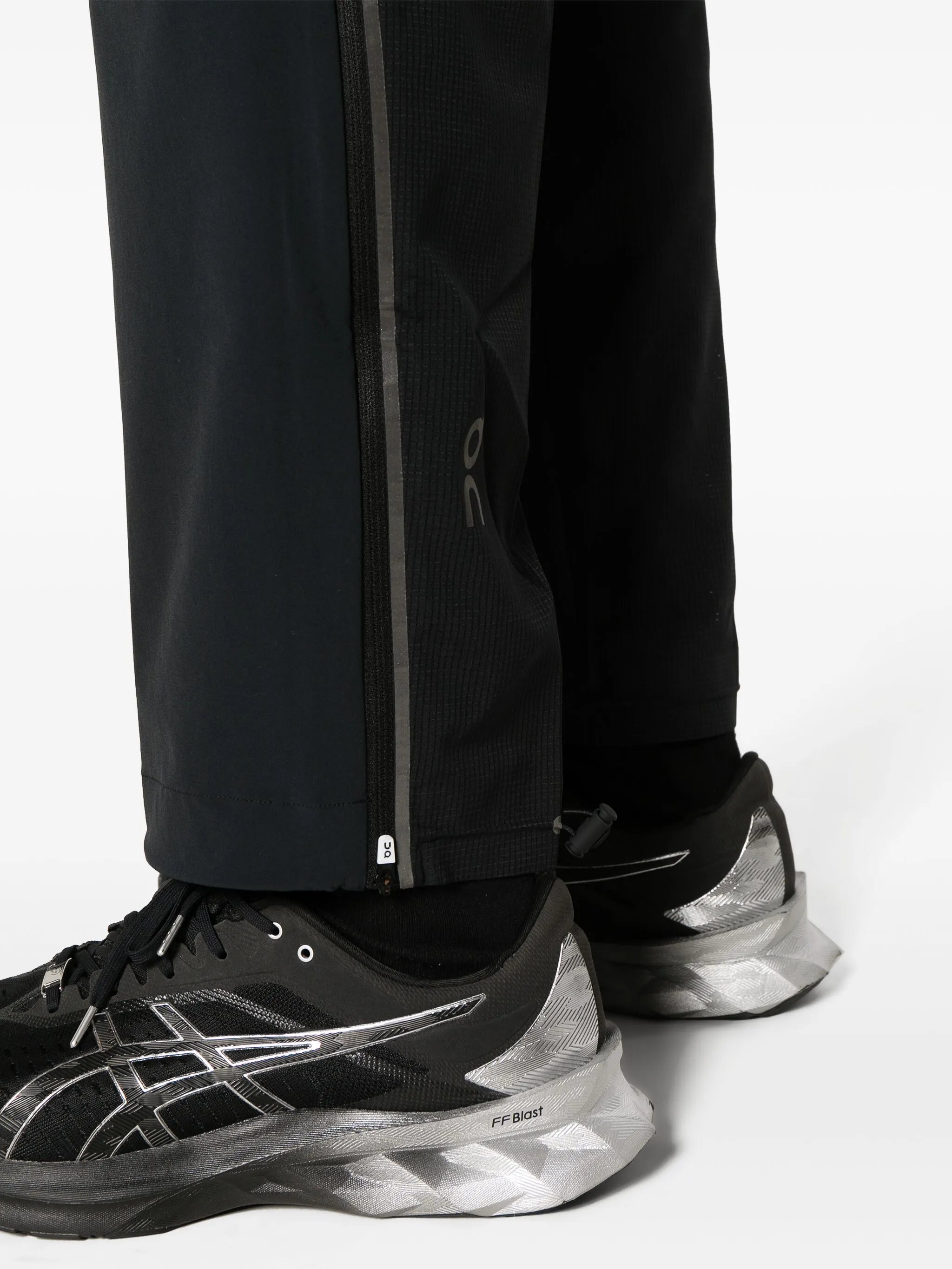 logo-print performance track pants