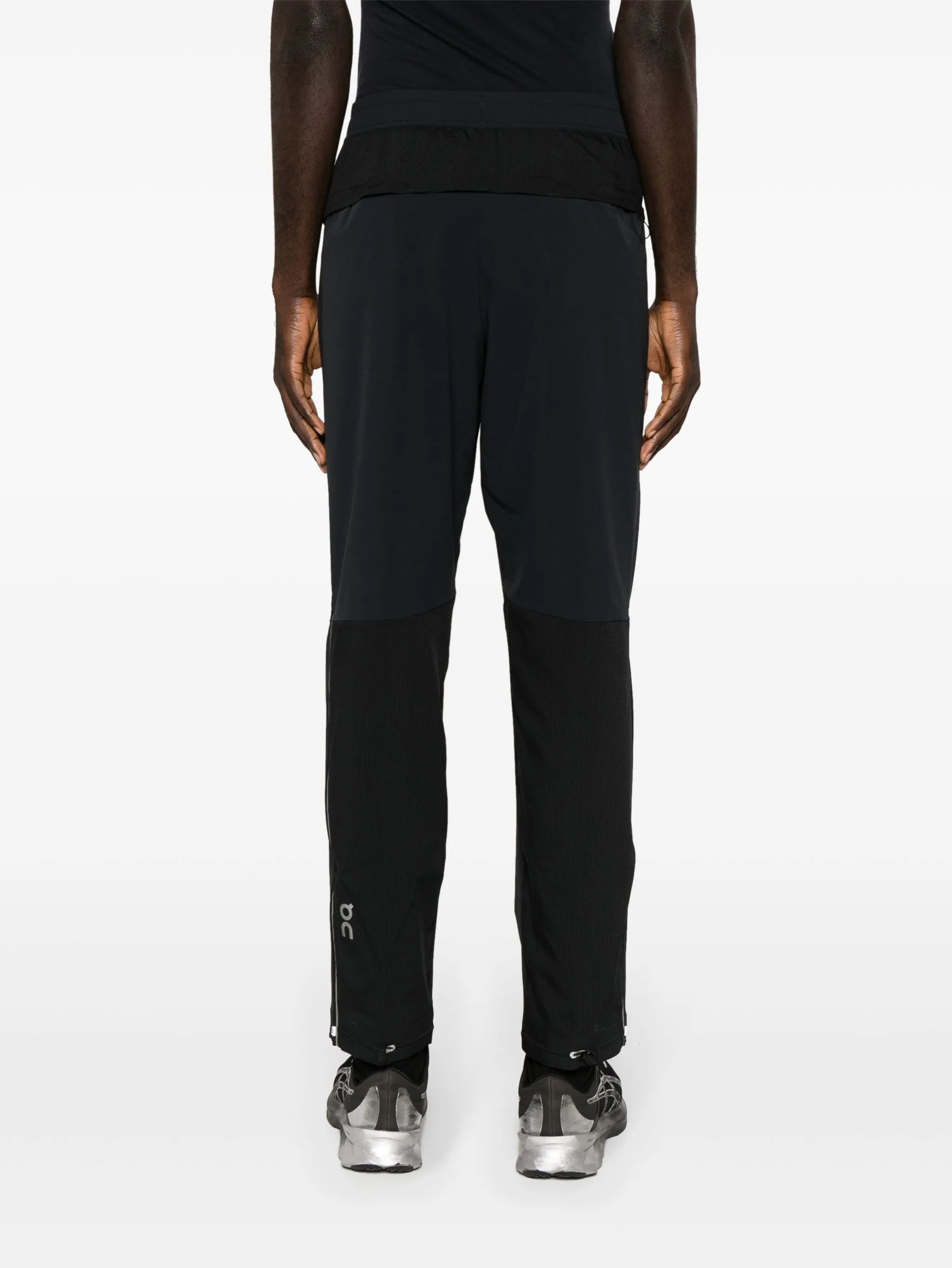 logo-print performance track pants