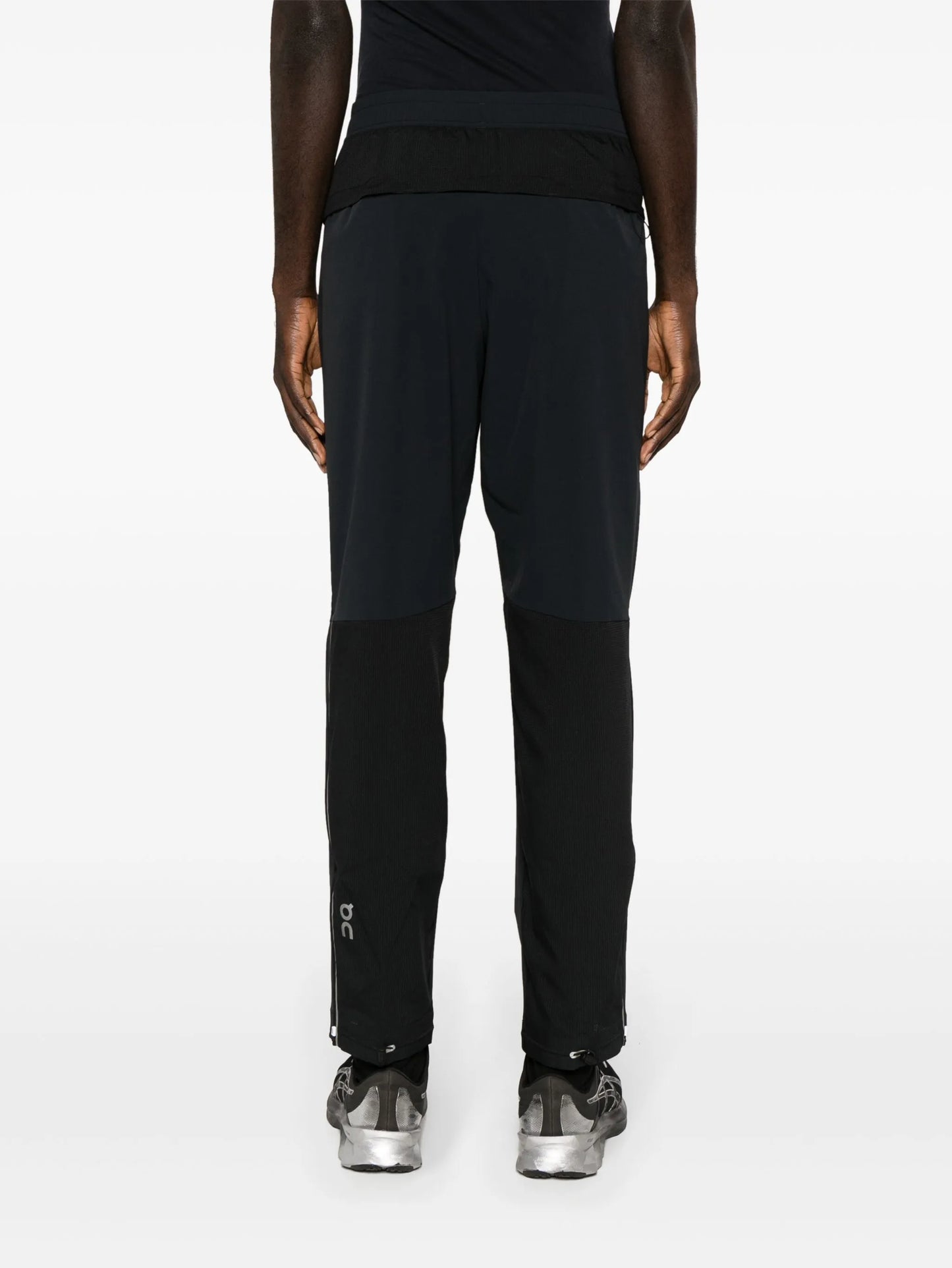 logo-print performance track pants