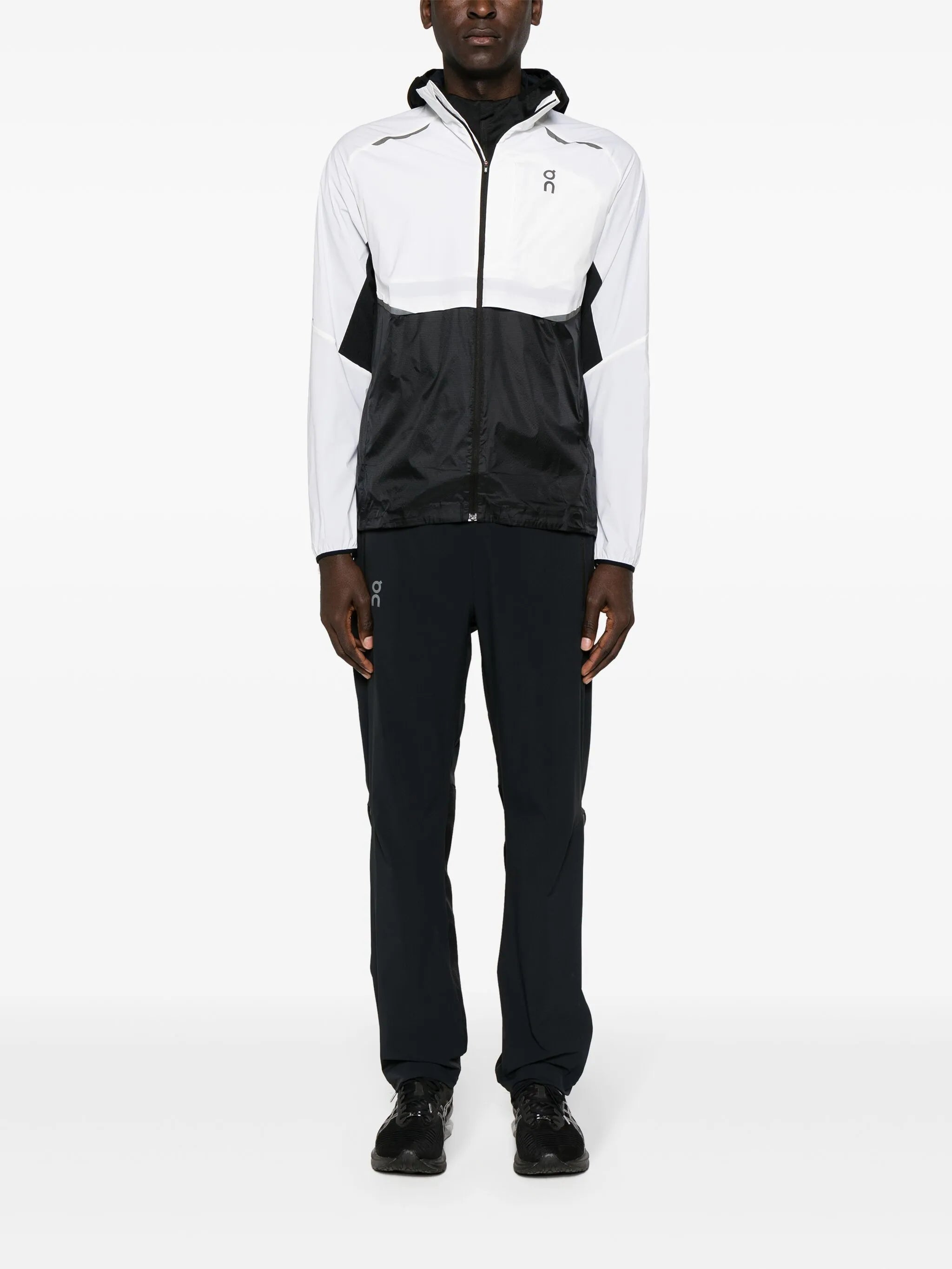 logo-print performance track pants